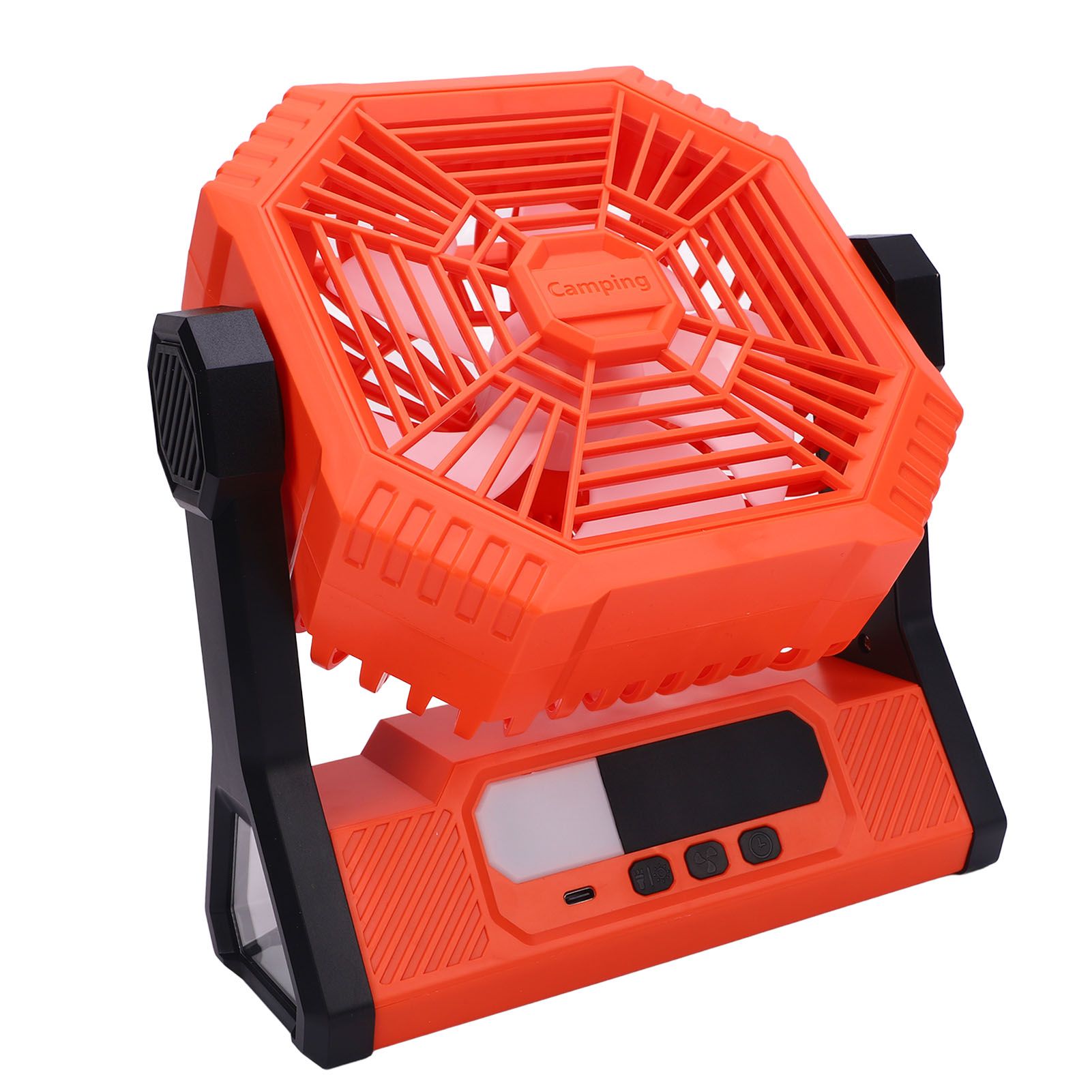Portable Camping Fan 10000mAh Rechargeable Battery Powered Fan with Light for view 8
