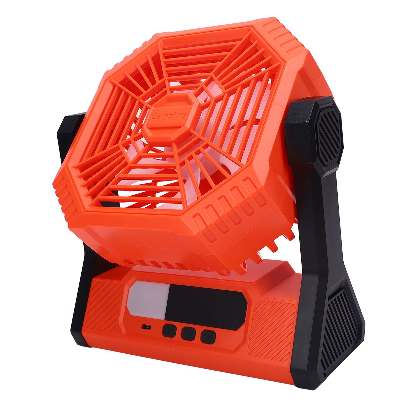 Portable Camping Fan 10000mAh Rechargeable Battery Powered Fan with Light for view 9