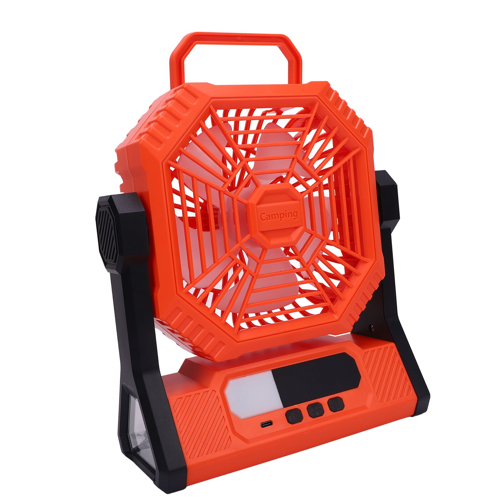 Portable Camping Fan 10000mAh Rechargeable Battery Powered Fan with Light for view 11