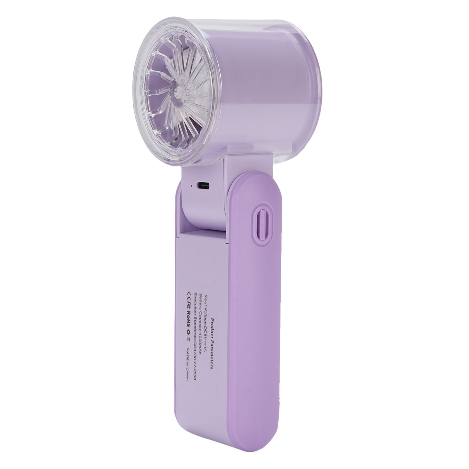 Handheld Portable Fan Quiet 4000mAh Rechargeable Personal Battery Operated view 9