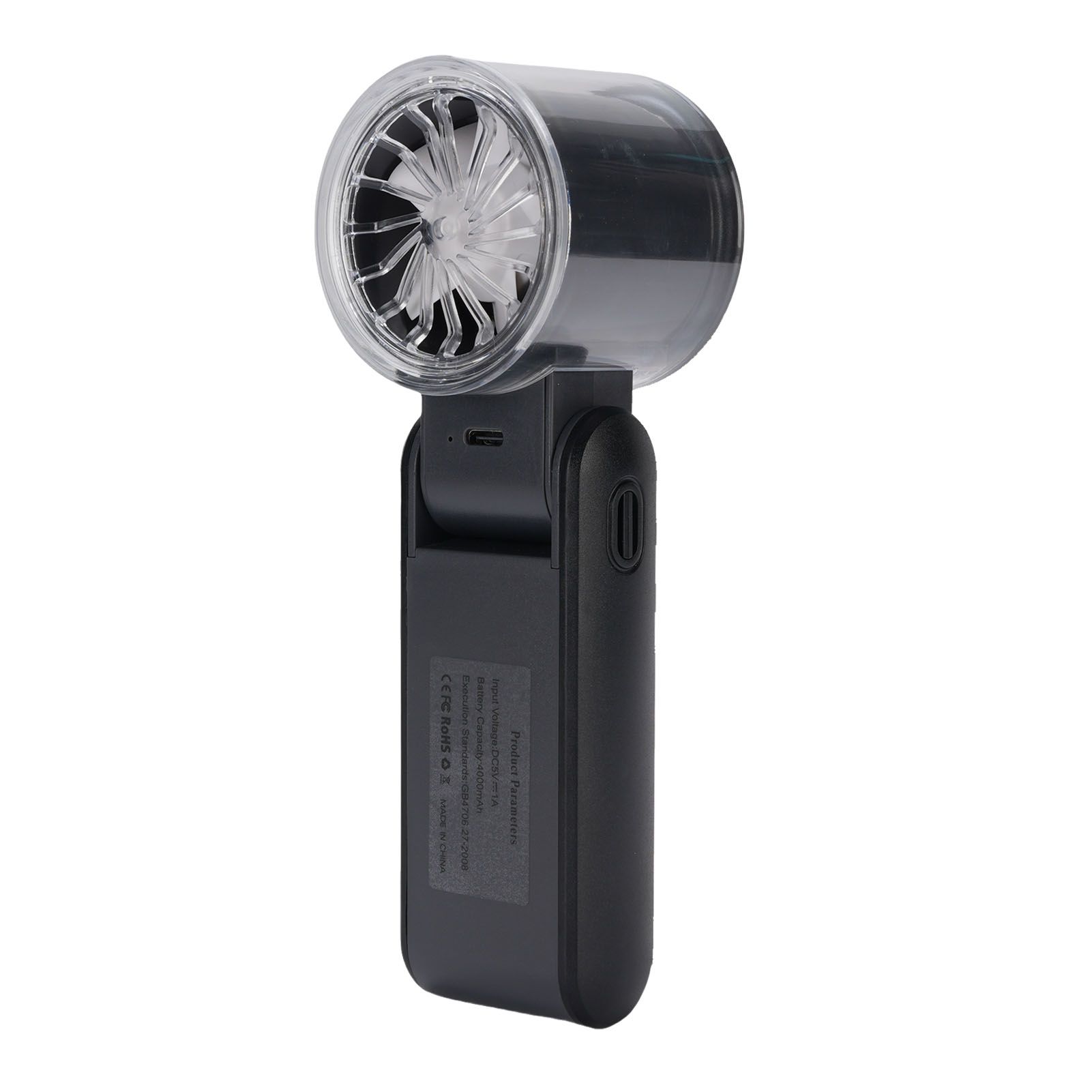 Handheld Portable Fan Quiet 4000mAh Rechargeable Personal Battery Operated view 6