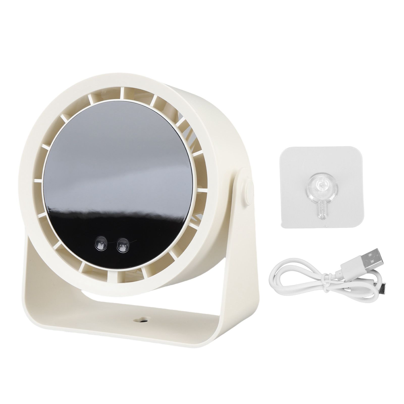 Desk Turbo Fan 2400mAh Rechargeable 100 Speeds Portable Air Circulator Fan view 3