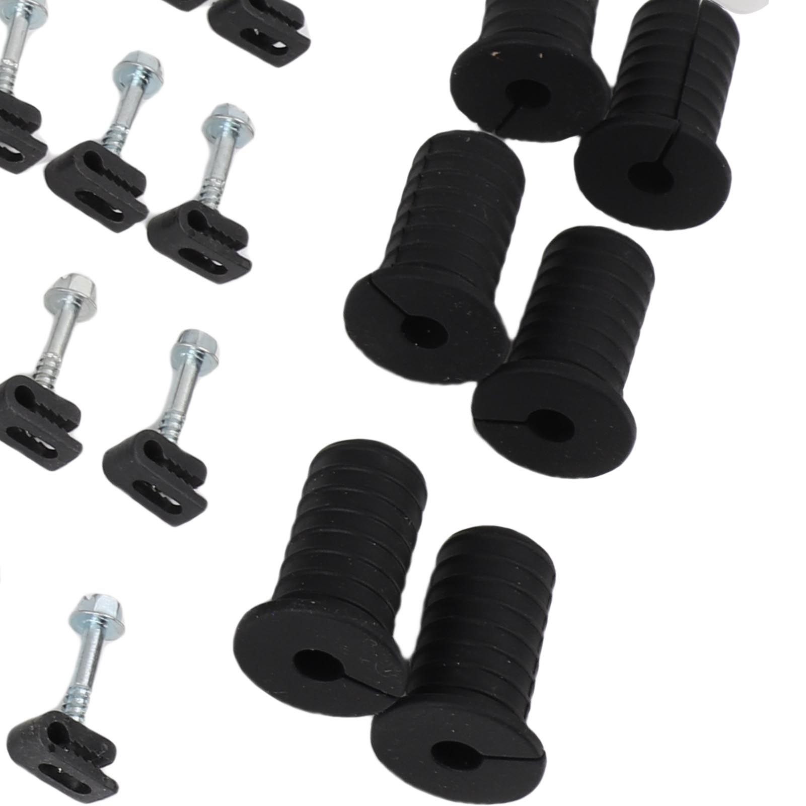 Cable Routing Kit Wire Clips Grommets 1 Inch and 5/16 Inch Drill Bits Wall view 7