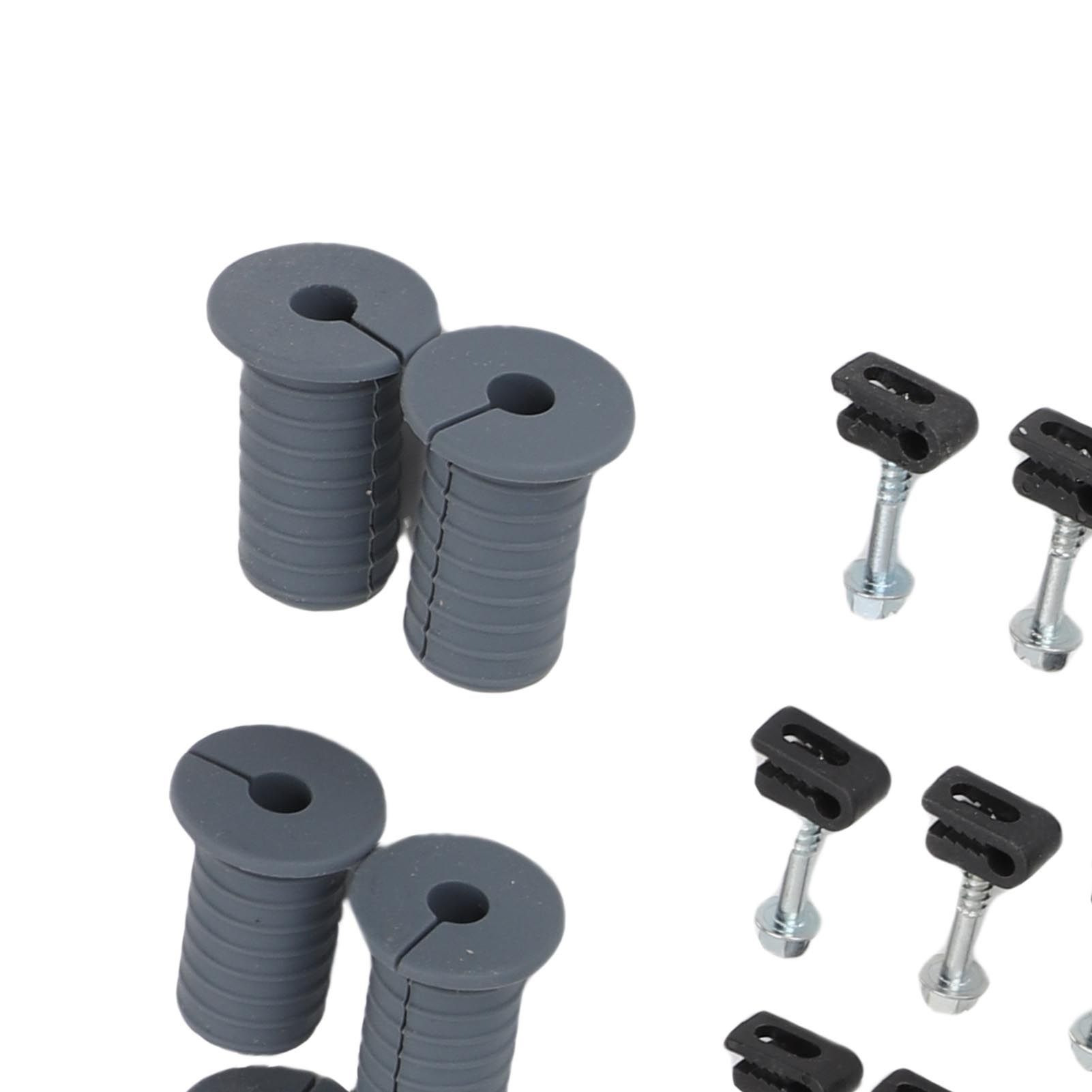 Cable Routing Kit Wire Clips Grommets 1 Inch and 5/16 Inch Drill Bits Wall view 5