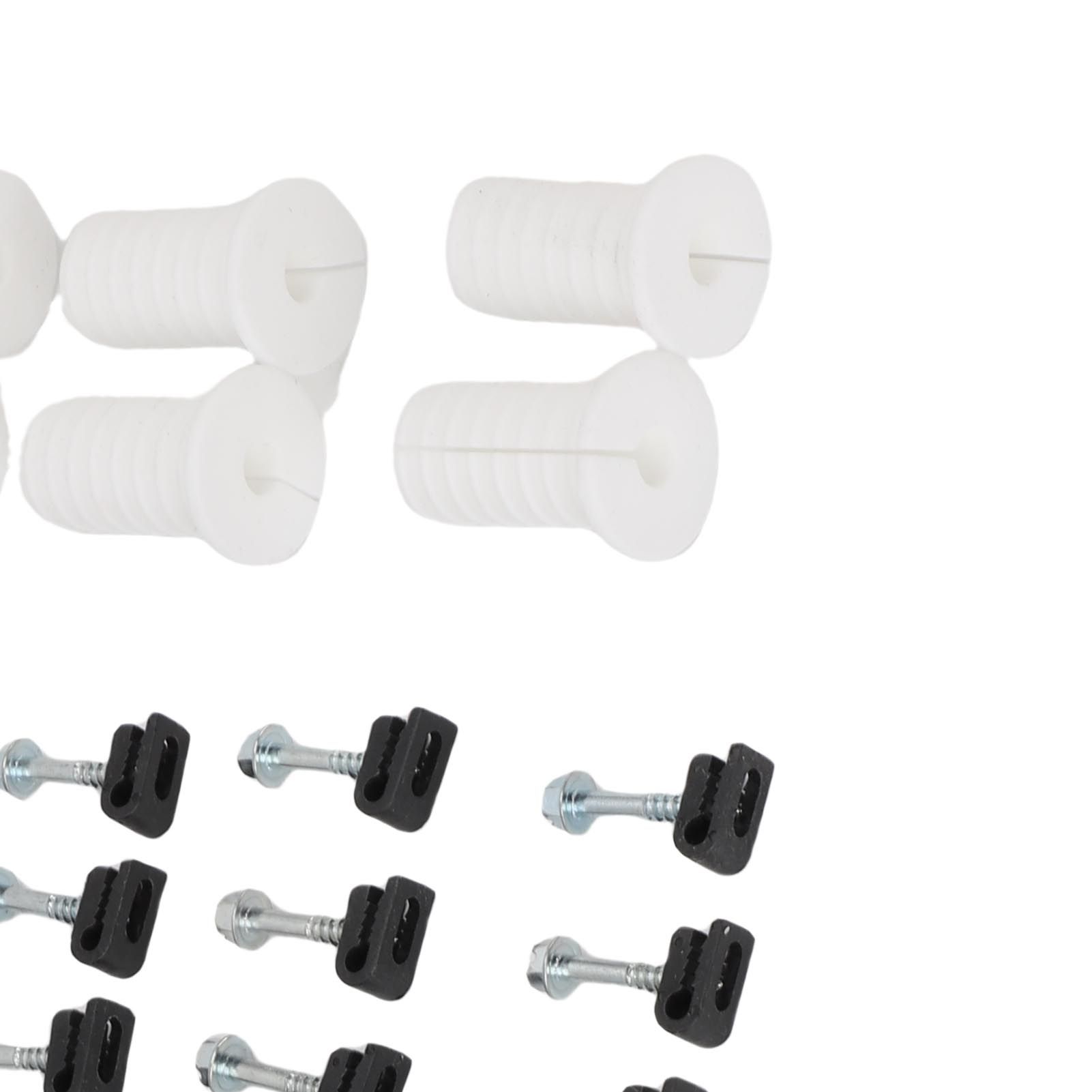 Cable Routing Kit Wire Clips Grommets 1 Inch and 5/16 Inch Drill Bits Wall view 5