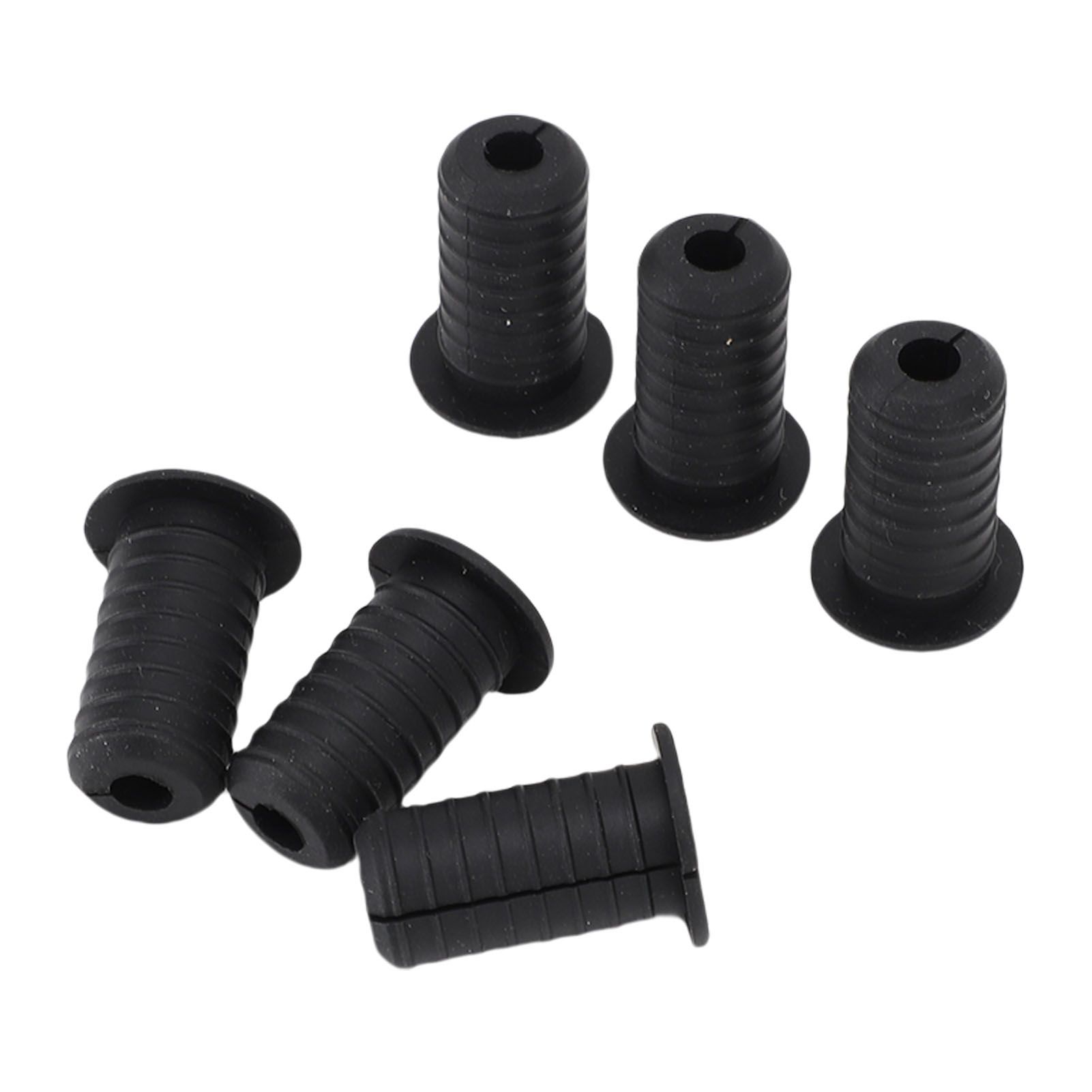 6Pcs Satellite Cable Grommet Set Rubber 7mm Hole Diameter 3/4in Outer Diameter view 3