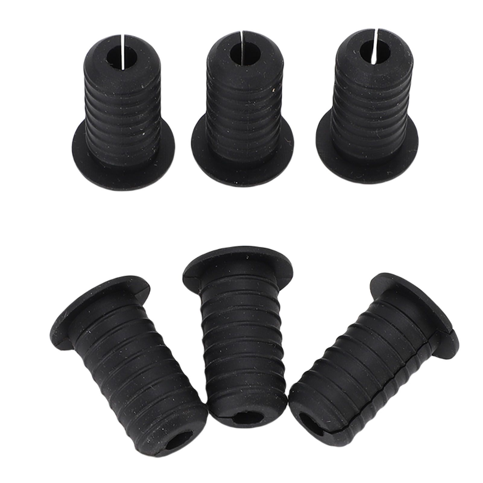 6Pcs Satellite Cable Grommet Set Rubber 7mm Hole Diameter 3/4in Outer Diameter view 5
