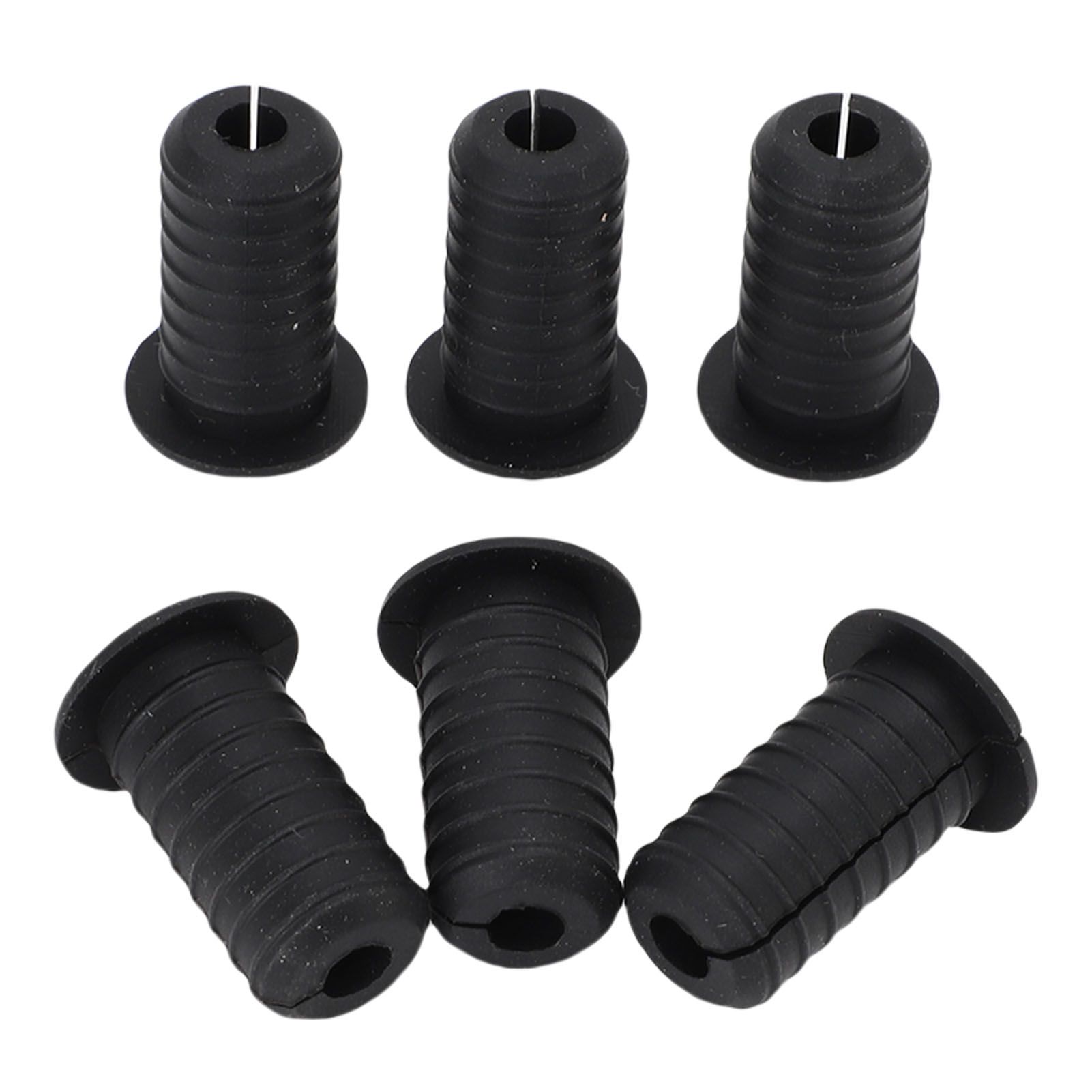 6Pcs Satellite Cable Grommet Set Rubber 7mm Hole Diameter 3/4in Outer Diameter view 6