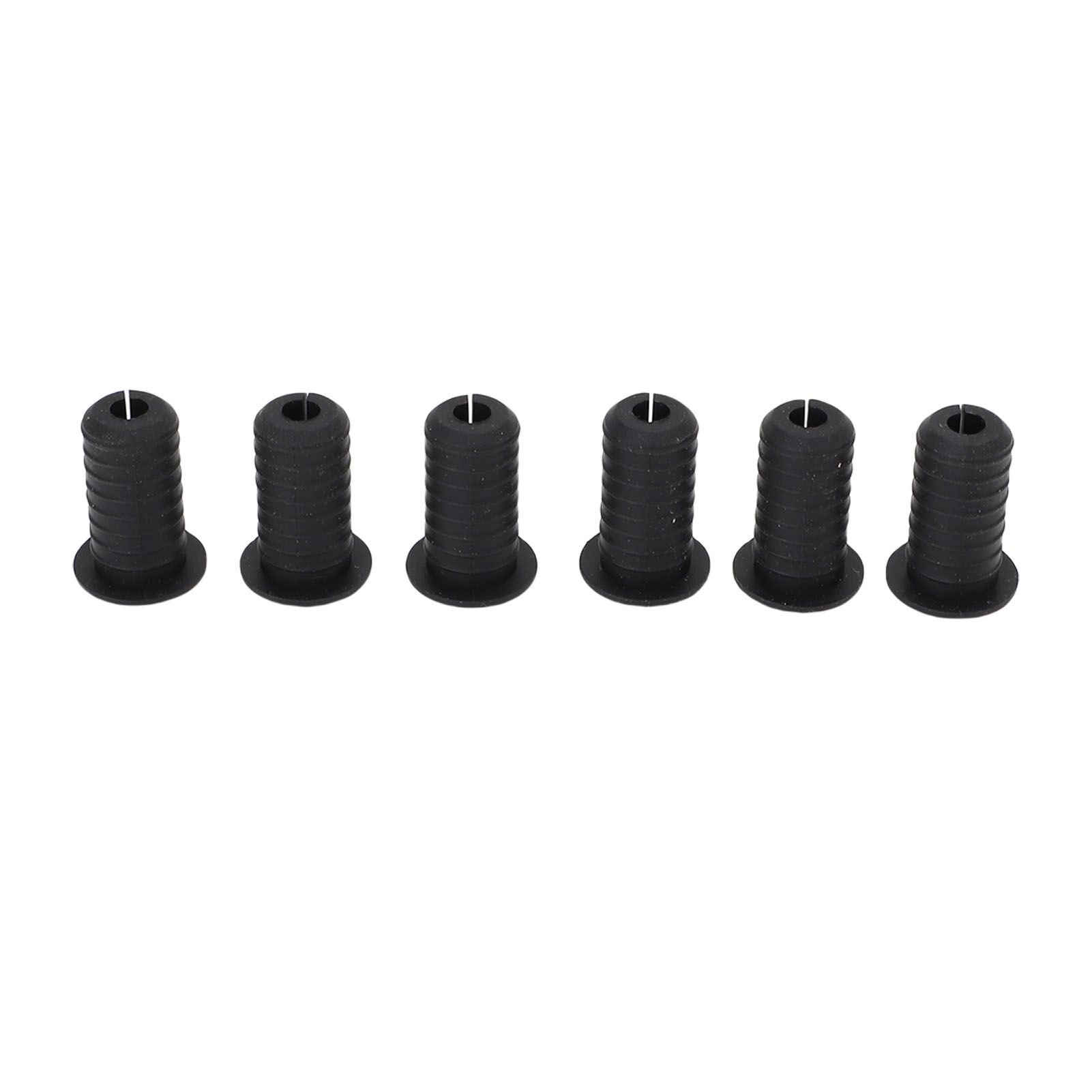 6Pcs Satellite Cable Grommet Set Rubber 7mm Hole Diameter 3/4in Outer Diameter view 7