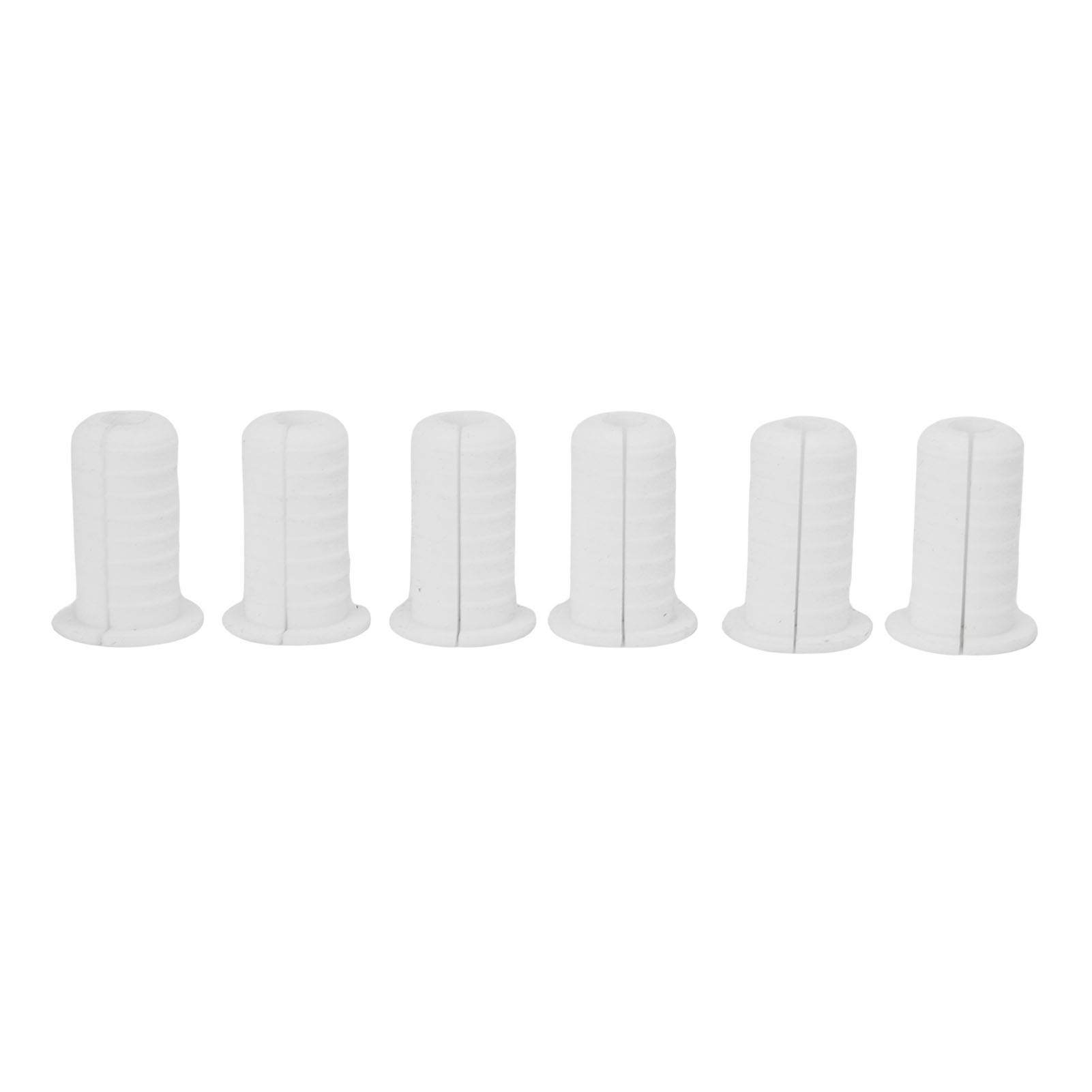 6Pcs Satellite Cable Grommet Set Rubber 7mm Hole Diameter 3/4in Outer Diameter view 2