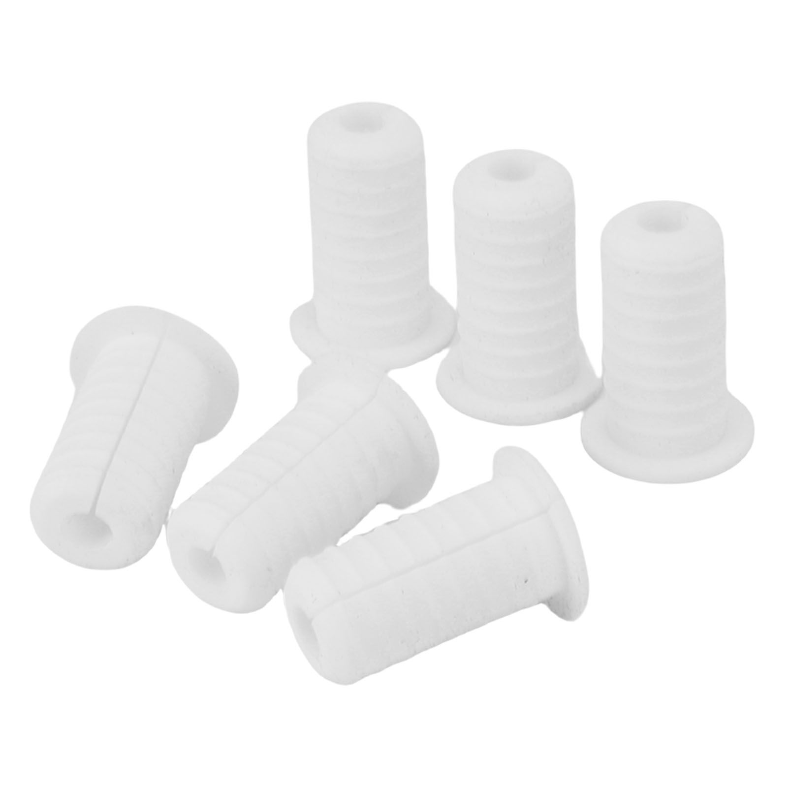 6Pcs Satellite Cable Grommet Set Rubber 7mm Hole Diameter 3/4in Outer Diameter view 3