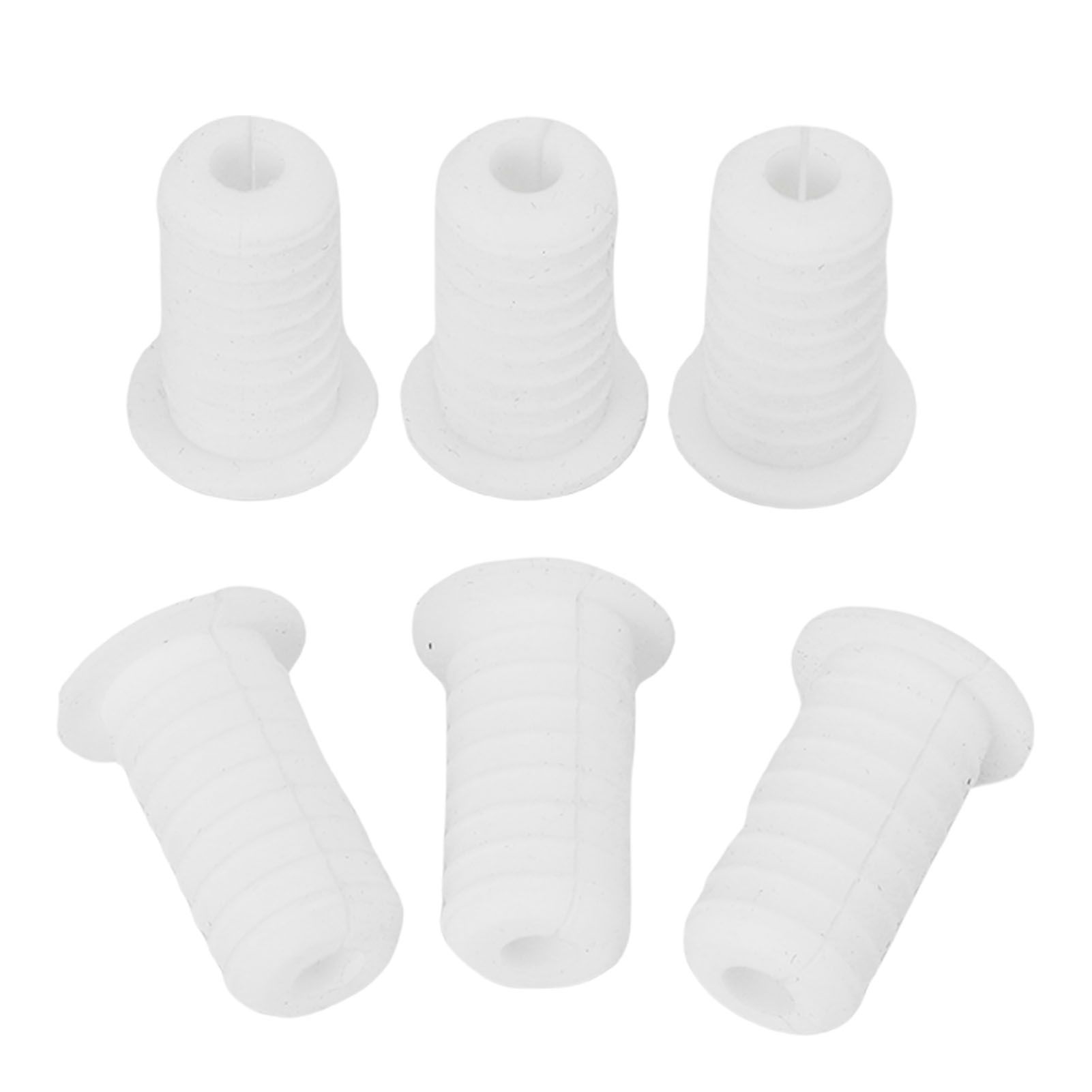6Pcs Satellite Cable Grommet Set Rubber 7mm Hole Diameter 3/4in Outer Diameter view 4