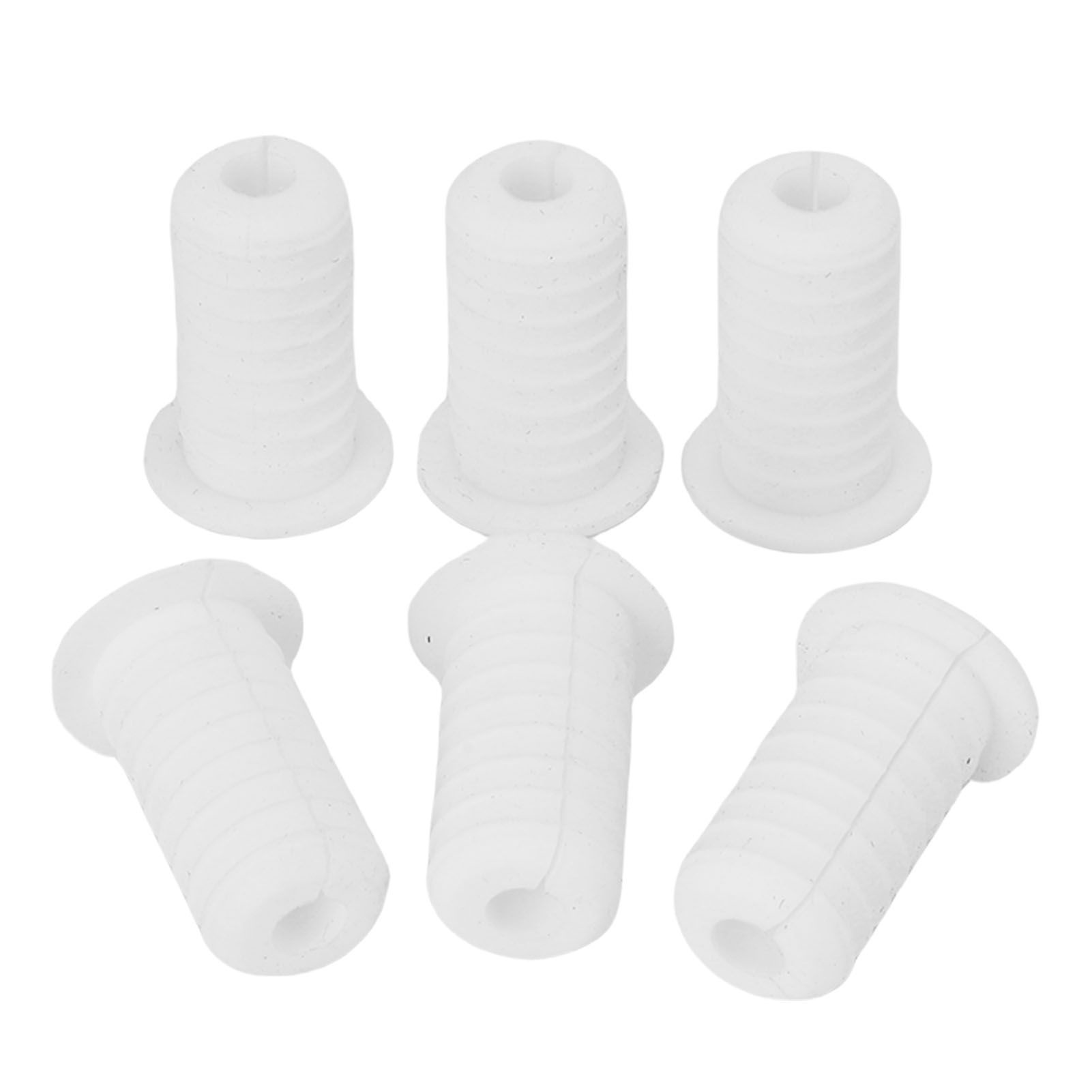 6Pcs Satellite Cable Grommet Set Rubber 7mm Hole Diameter 3/4in Outer Diameter view 5