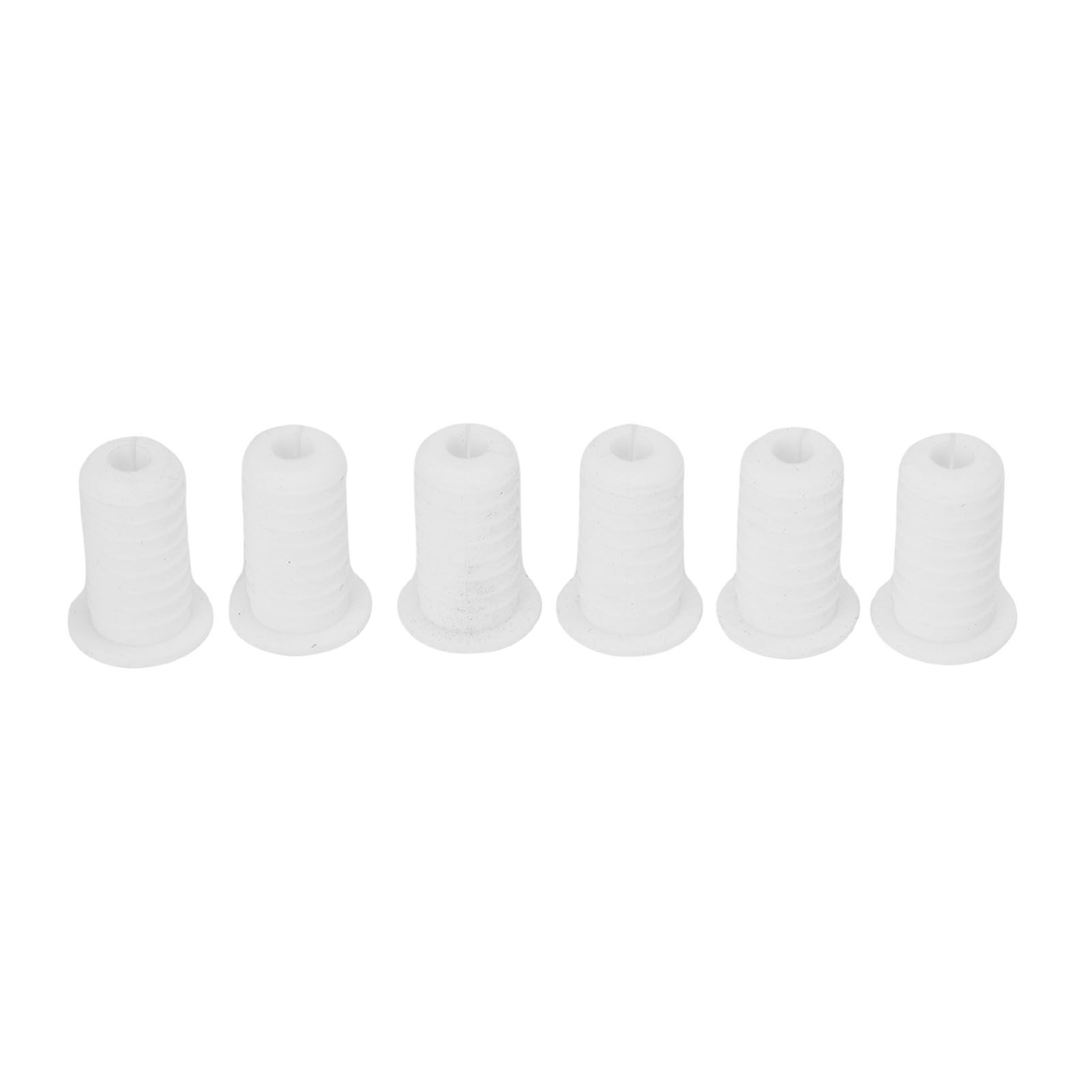 6Pcs Satellite Cable Grommet Set Rubber 7mm Hole Diameter 3/4in Outer Diameter view 6