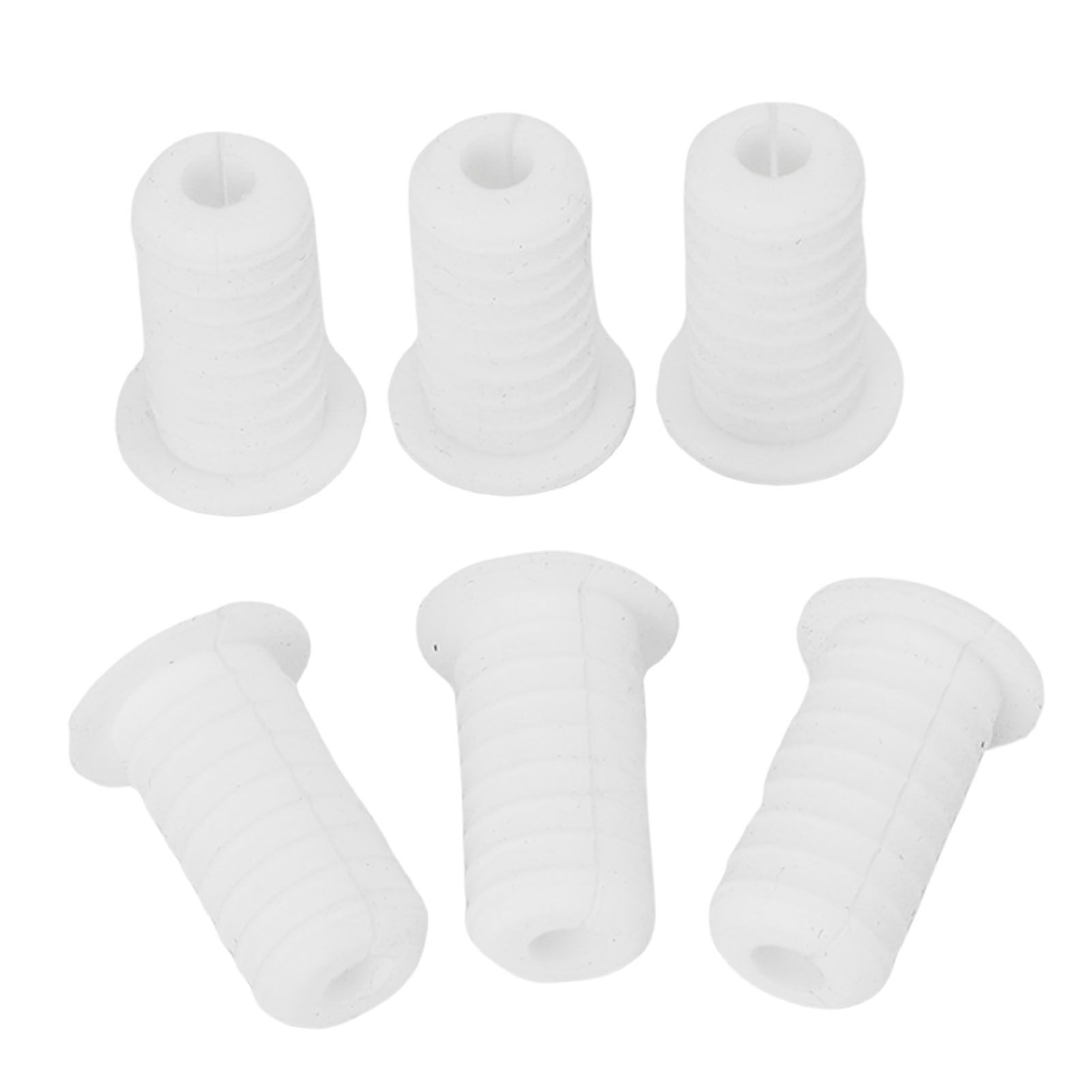 6Pcs Satellite Cable Grommet Set Rubber 7mm Hole Diameter 3/4in Outer Diameter view 9