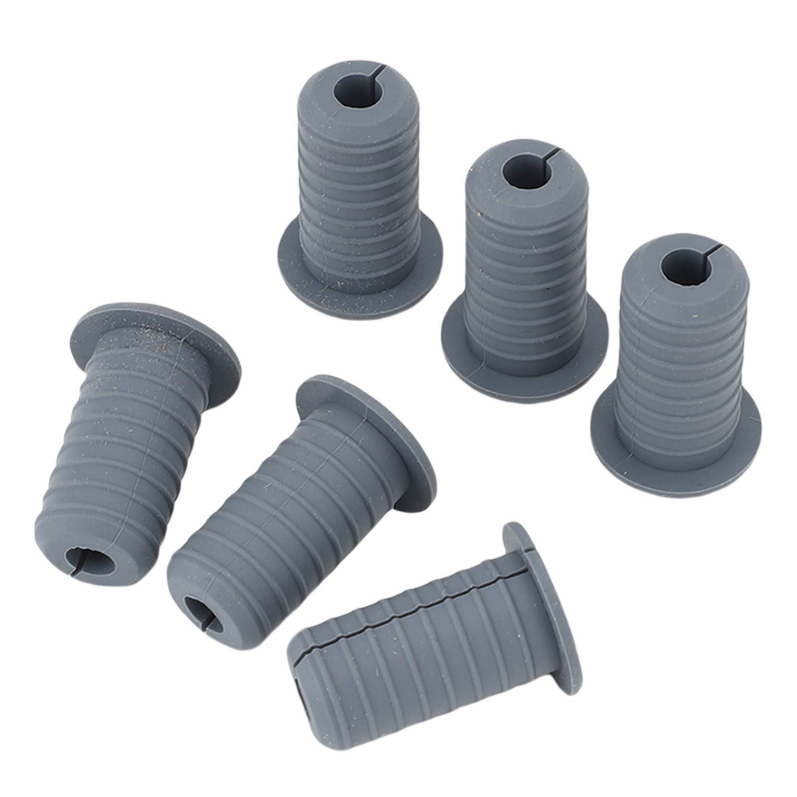 6Pcs Satellite Cable Grommet Set Rubber 7mm Hole Diameter 3/4in Outer Diameter view 3