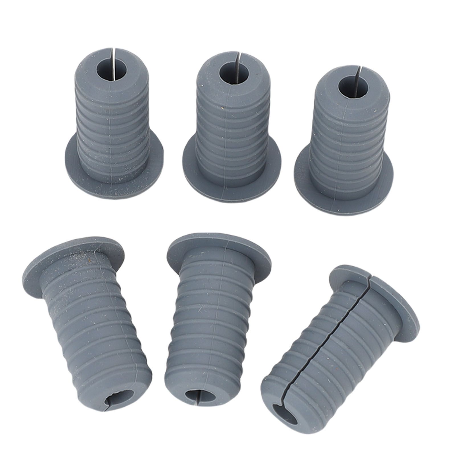 6Pcs Satellite Cable Grommet Set Rubber 7mm Hole Diameter 3/4in Outer Diameter view 5