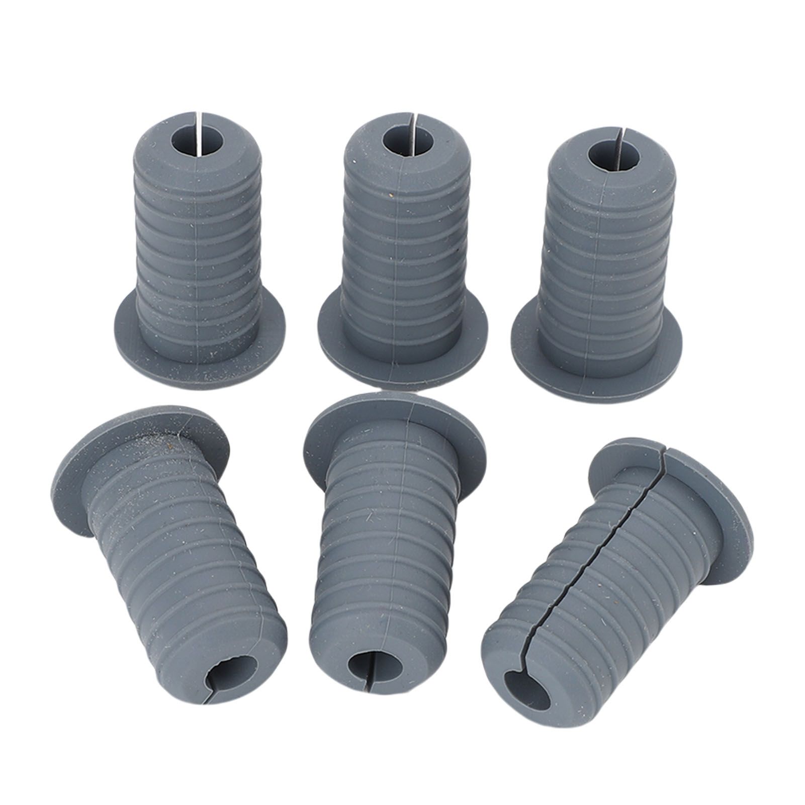 6Pcs Satellite Cable Grommet Set Rubber 7mm Hole Diameter 3/4in Outer Diameter view 6