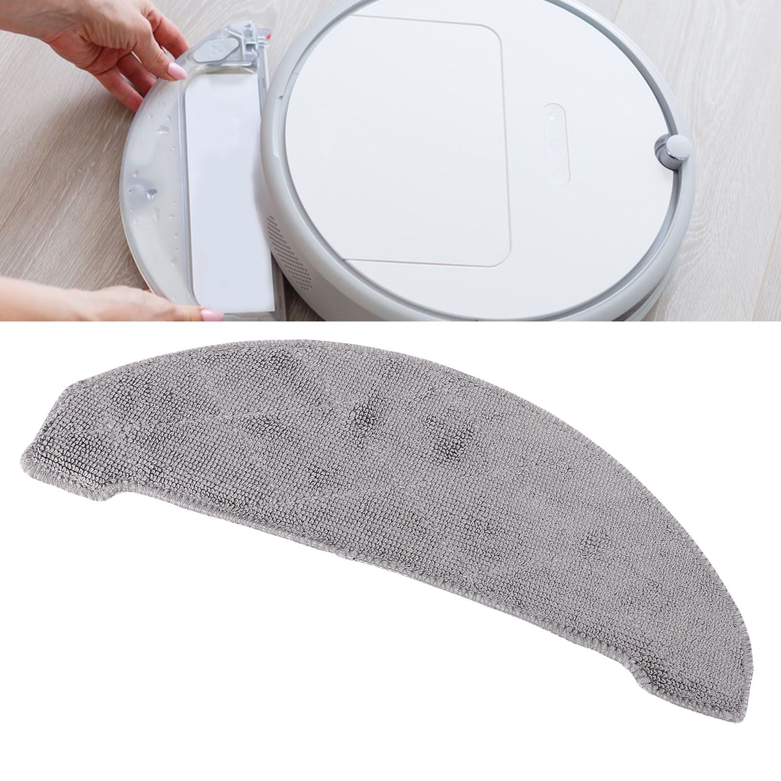 Robot Vacuum Cleaner Mop Pad Efficient Cleaning Reusable Washable Wear Proof view 12