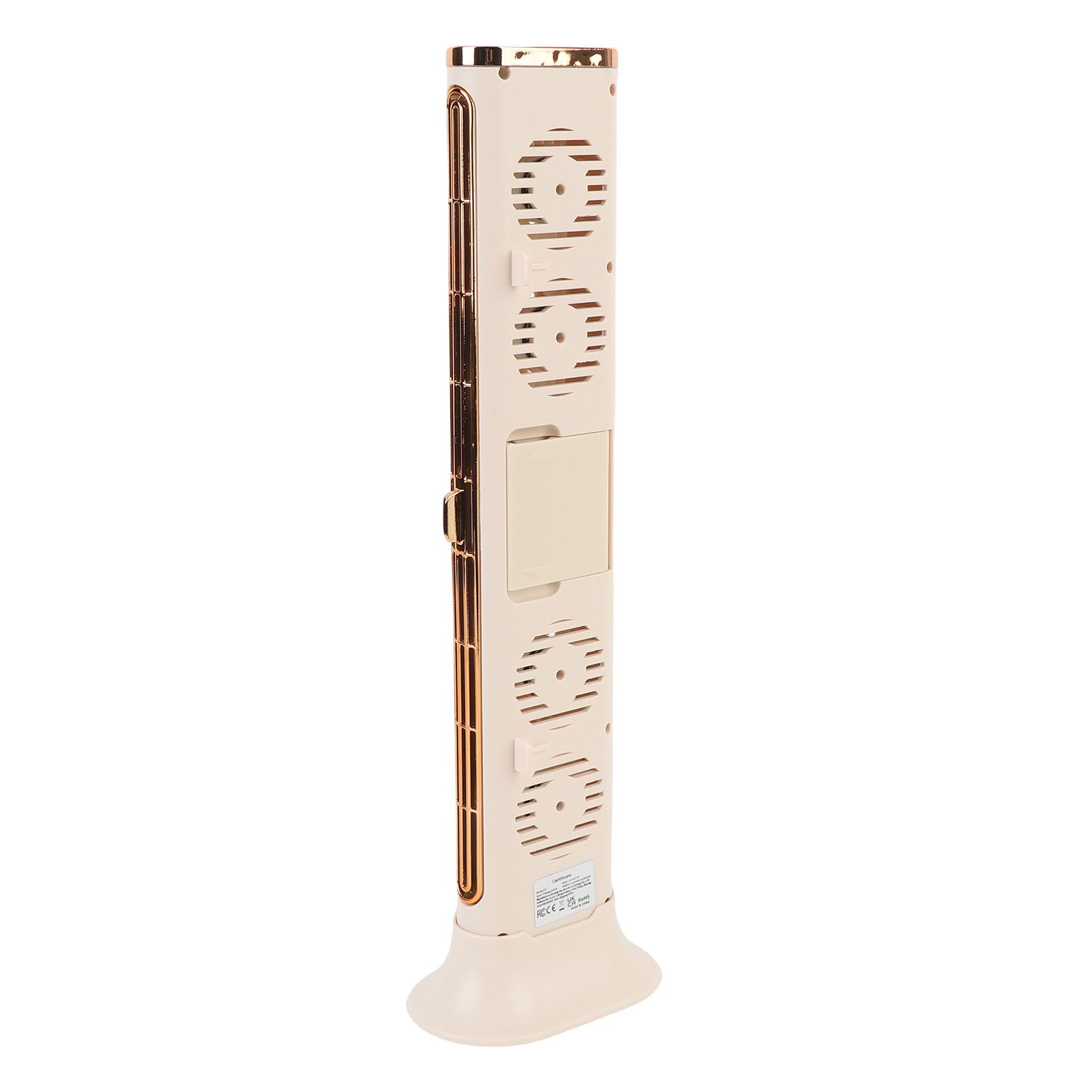 Small Tower Fan USB Rechargeable Powerful Wind Space Saving Bladeless Desk Fan view 9