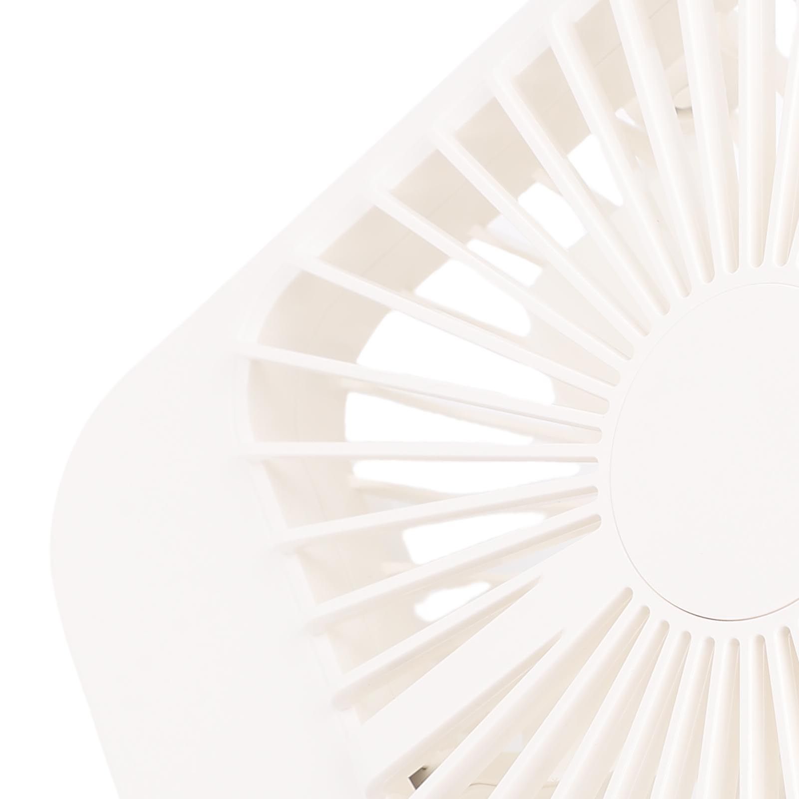 USB Desk Fan Quiet 100 Speeds Rechargeable 1000mAh LED Display Folding Desktop view 7