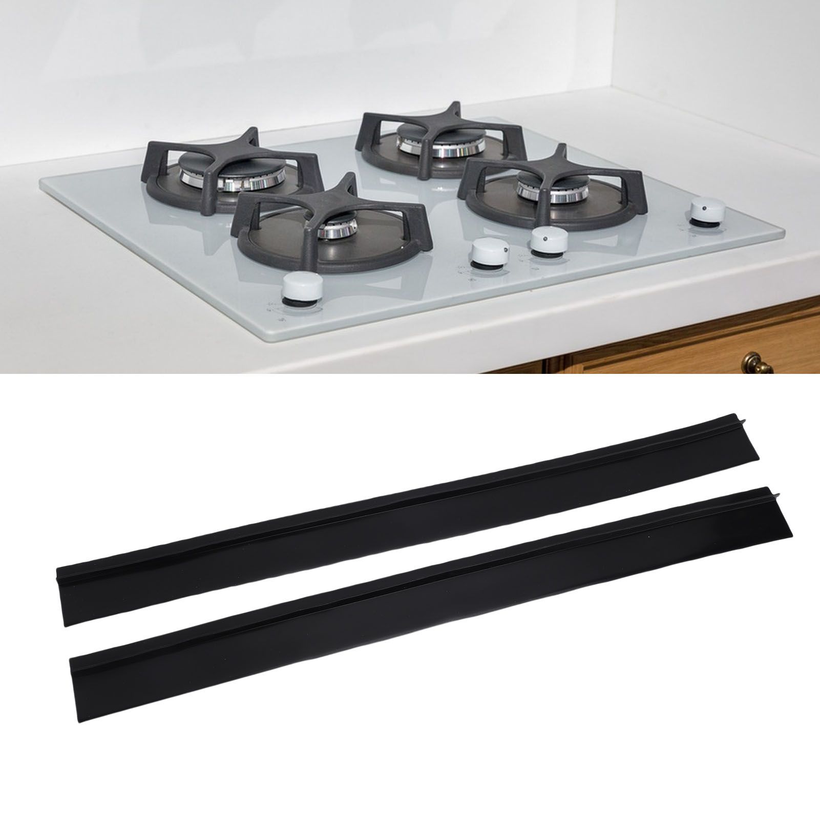 Stove Gap Cover Oil Proof Grease Proof Reusable Silicone Counter Gap Filler view 12