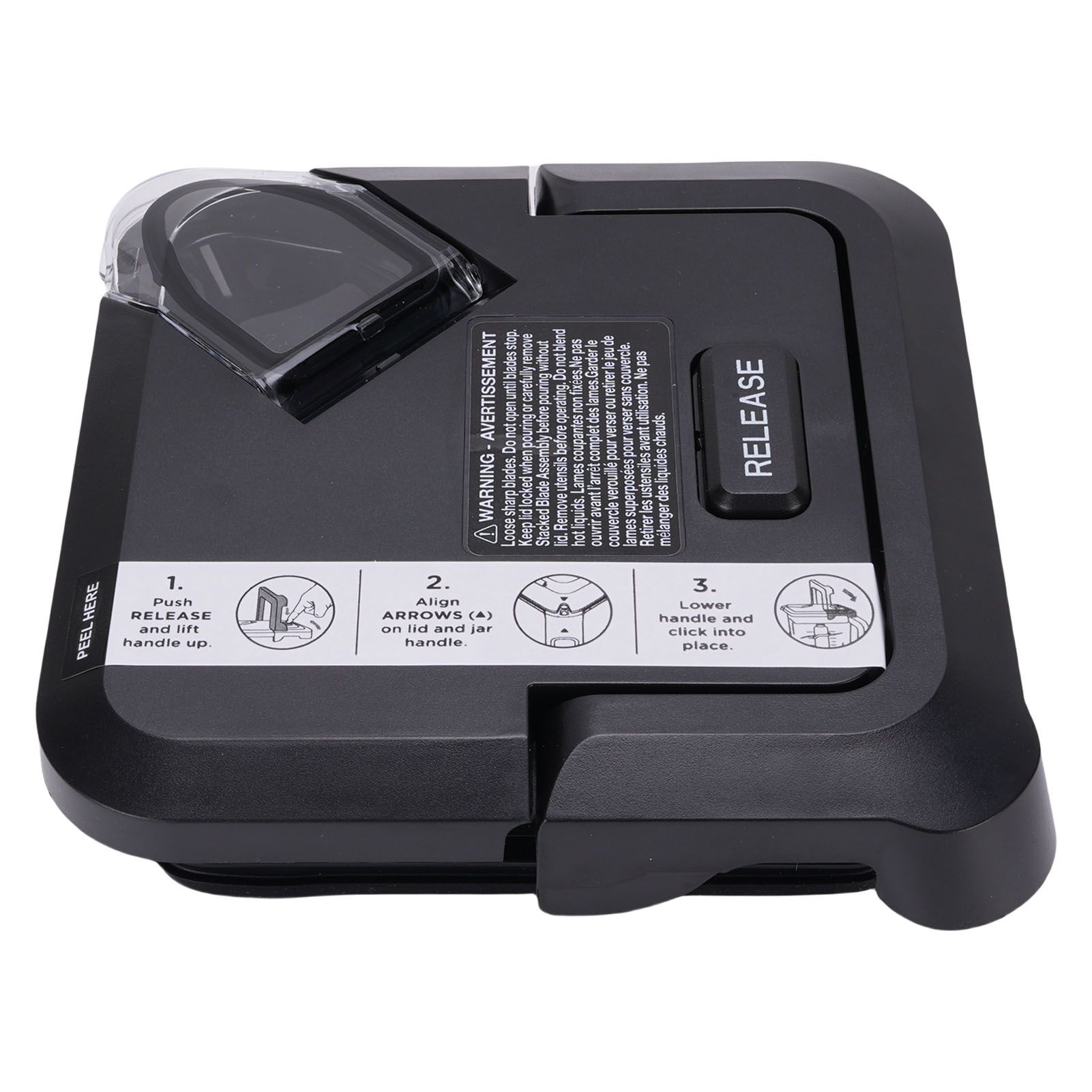 Blender Locking Lid Food Grade Blender Top Lid Cover Replacement Part for view 6