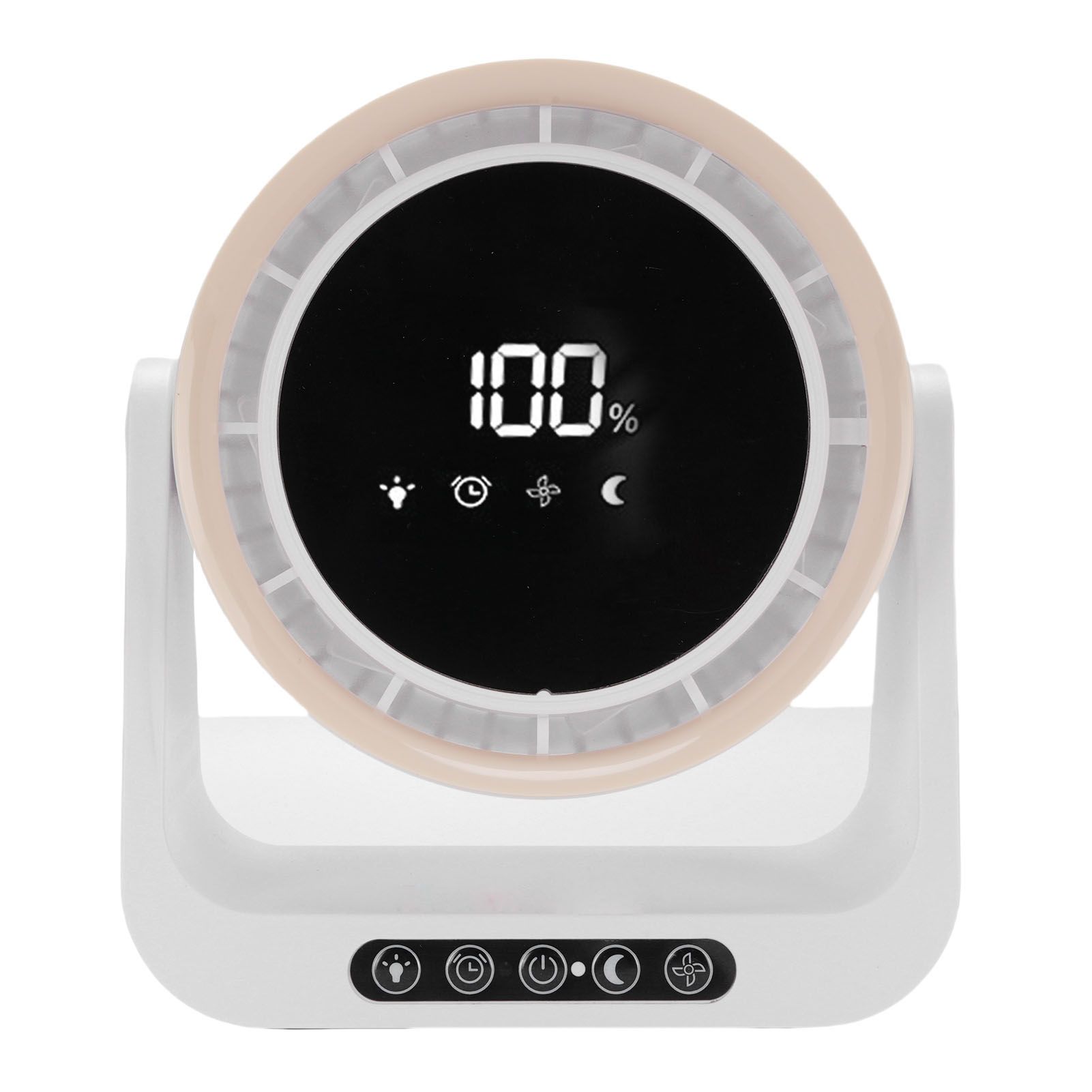 Desk Fan with Digital LED Display Personal Wall Mounted Table Fan 6 Inch for