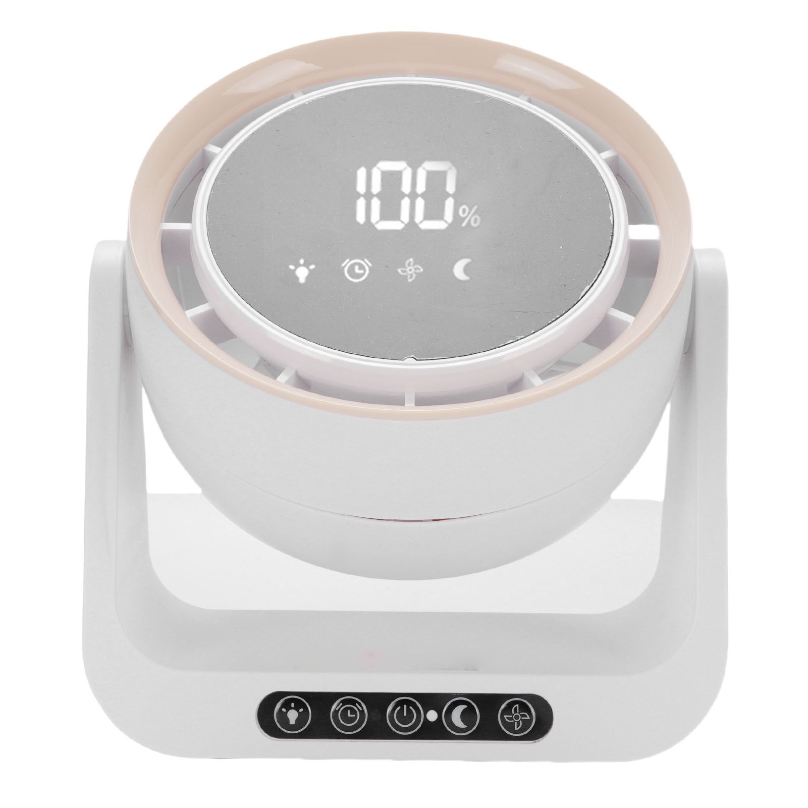 Desk Fan with Digital LED Display Personal Wall Mounted Table Fan 6 Inch for view 4