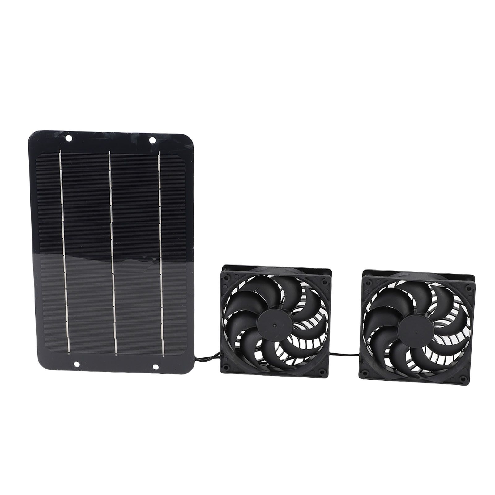 50W Solar Panel Powered Exhaust Fans Kit IPX7 Water Proof Solar Panel view 4