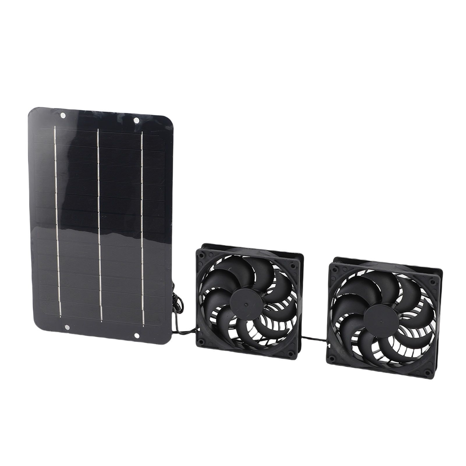 50W Solar Panel Powered Exhaust Fans Kit IPX7 Water Proof Solar Panel view 6