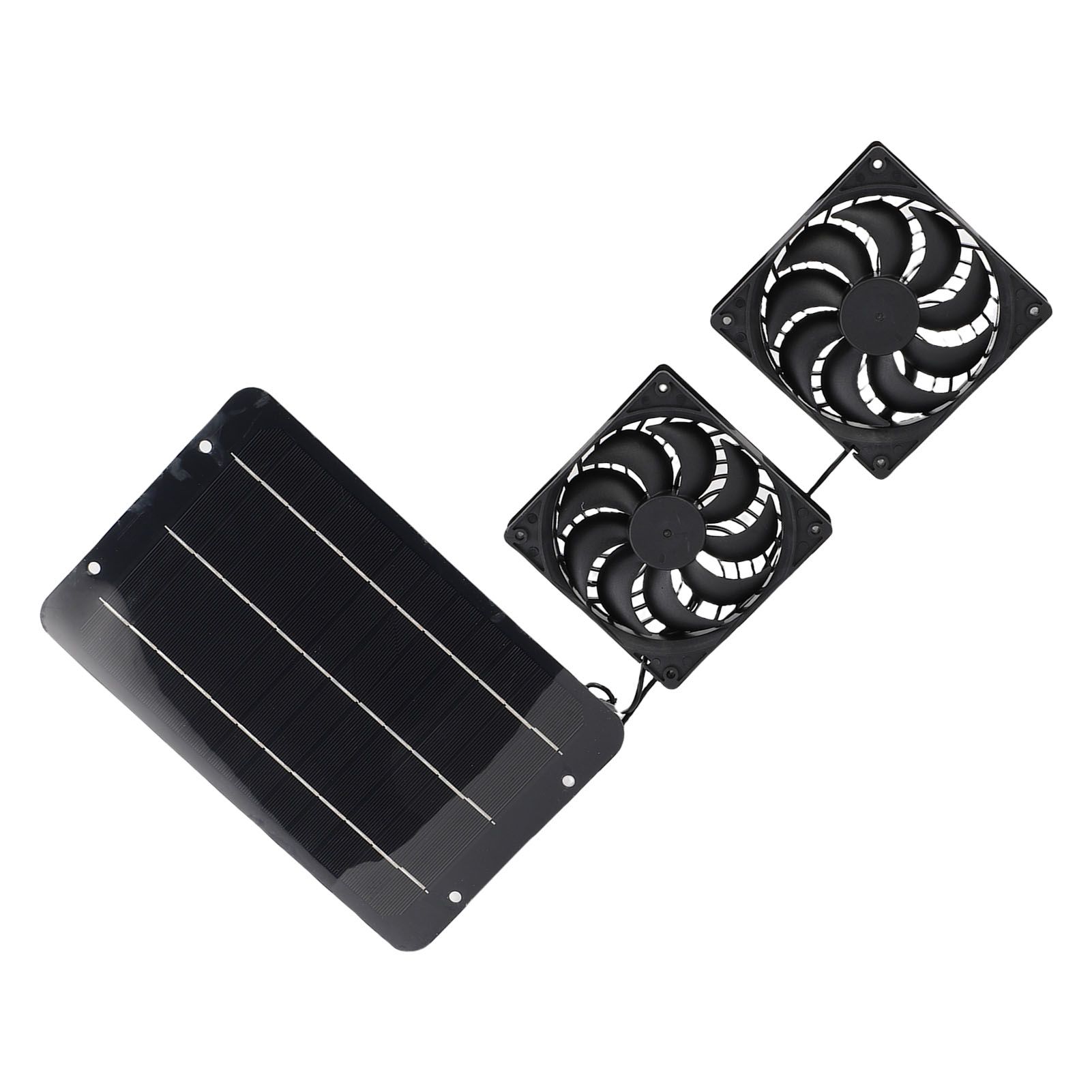 50W Solar Panel Powered Exhaust Fans Kit IPX7 Water Proof Solar Panel view 9