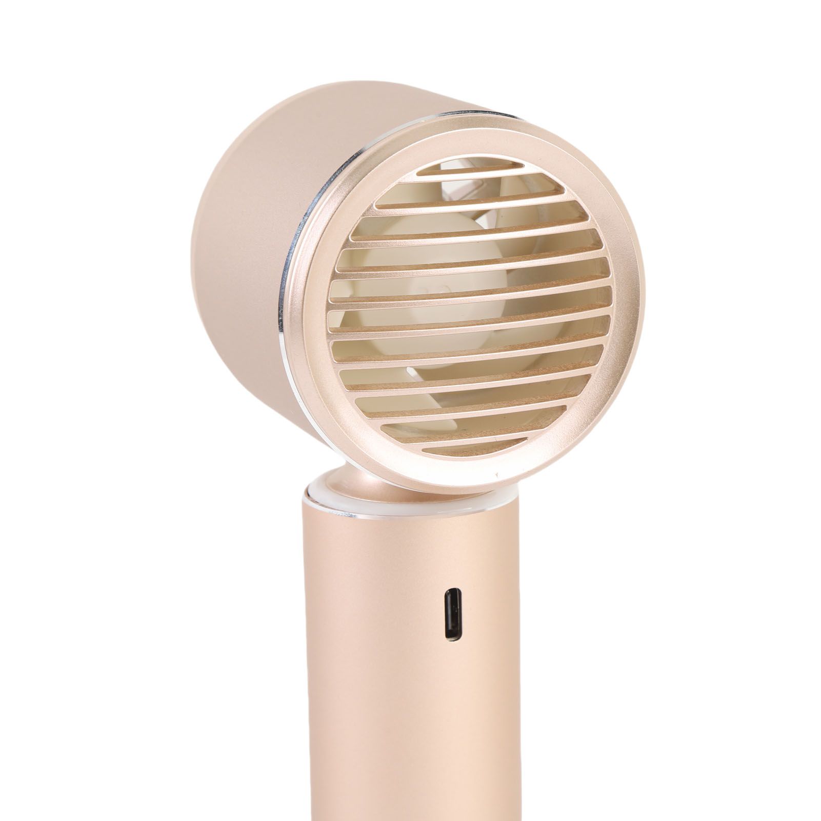 Handheld Travel Fan Colorful Ambiance Lights High Speed Low Noise Portable view 2