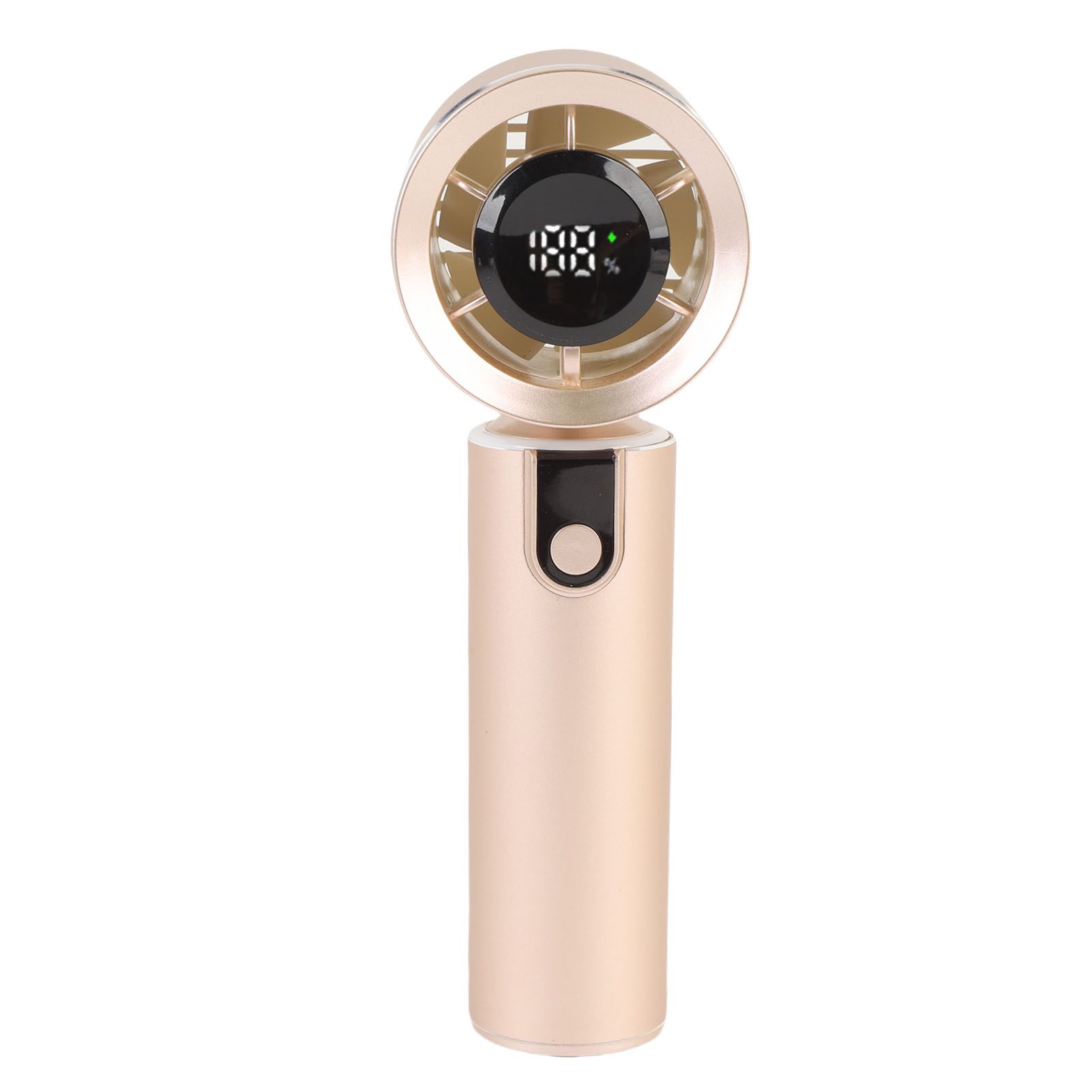 Handheld Travel Fan Colorful Ambiance Lights High Speed Low Noise Portable view 6