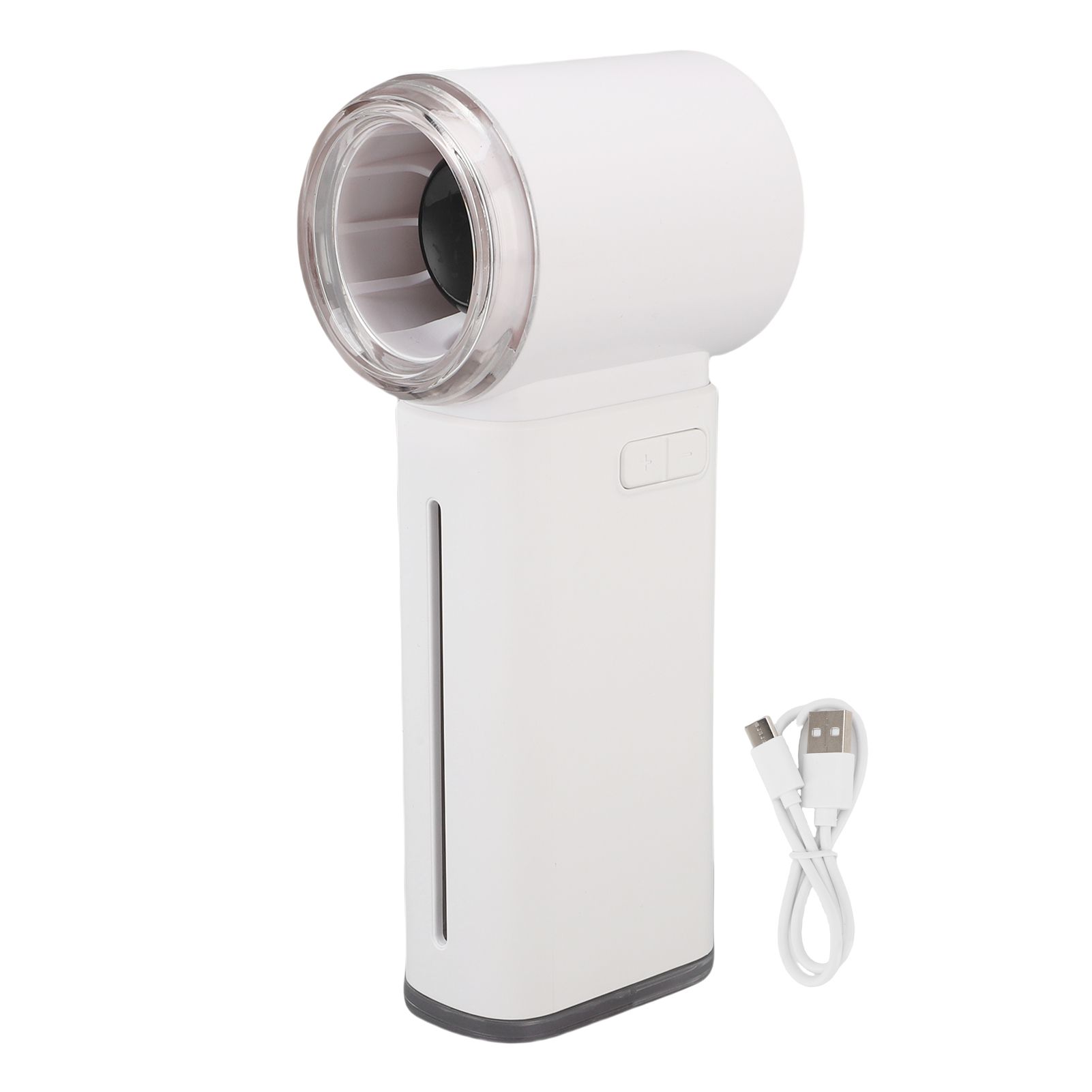 Handheld Turbine Fan Rechargeable High Speed 1 to 199 Speed Personal Mist Fan view 3