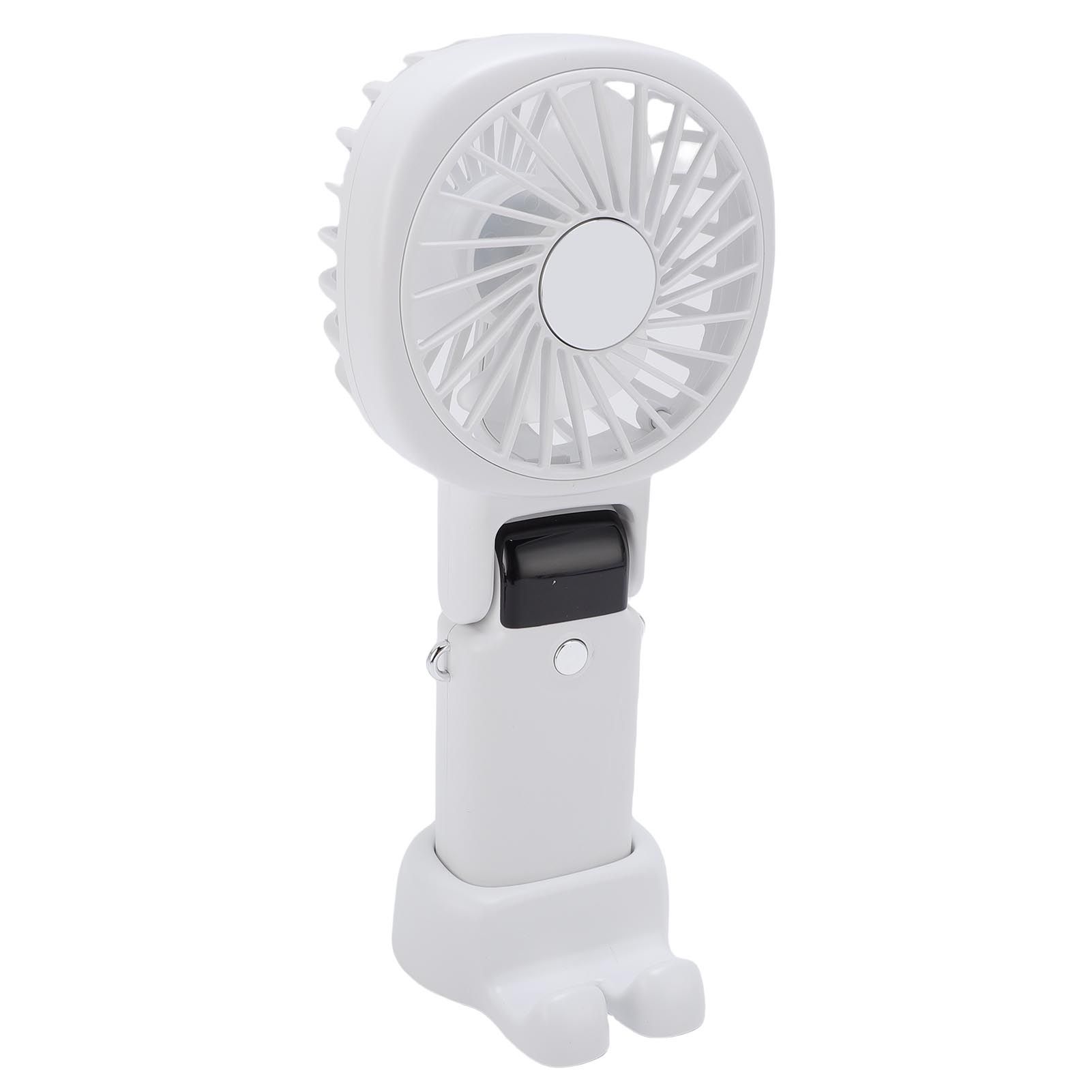 Portable Handheld Fan Power Bank Silent Neck Hanging USB Desktop Fan for view 4