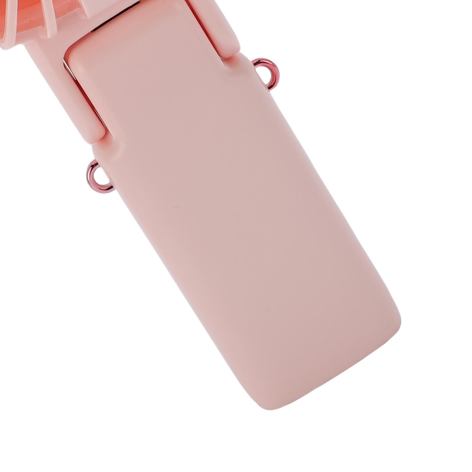 Portable Handheld Fan Power Bank Silent Neck Hanging USB Desktop Fan for view 2