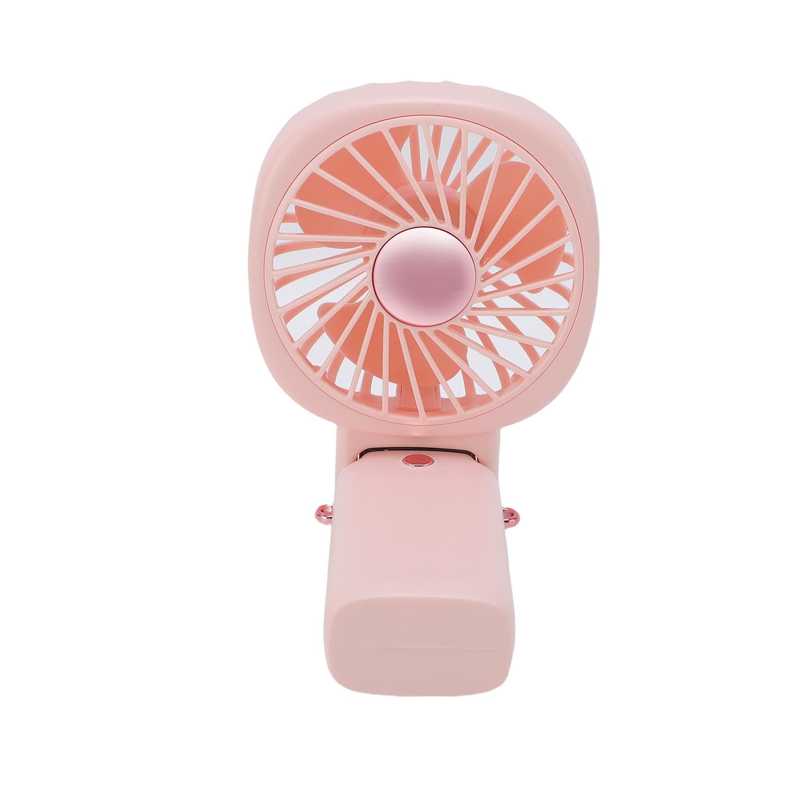 Portable Handheld Fan Power Bank Silent Neck Hanging USB Desktop Fan for view 9