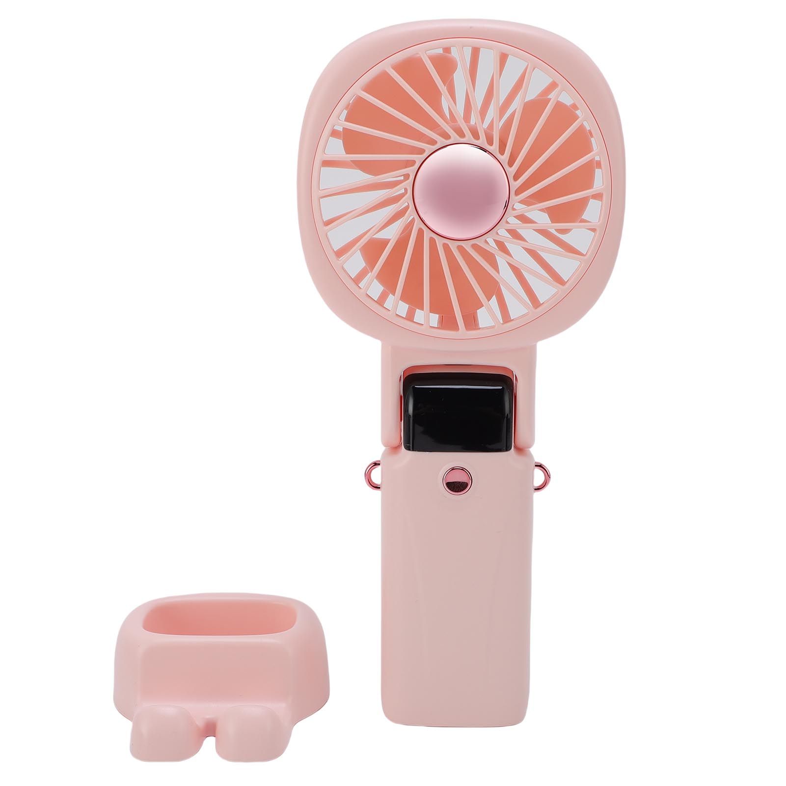 Portable Handheld Fan Power Bank Silent Neck Hanging USB Desktop Fan for view 11