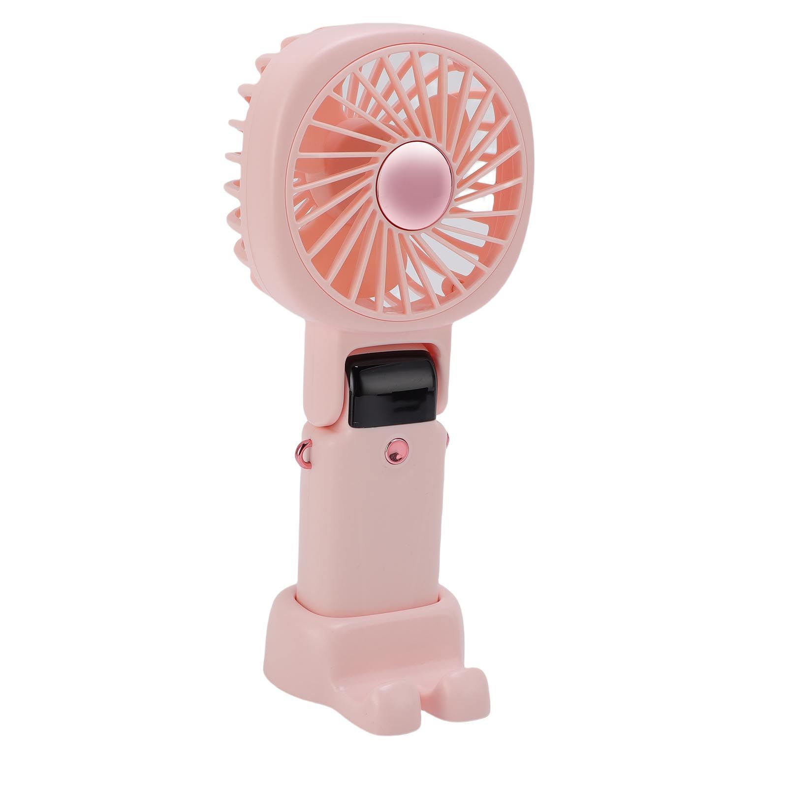 Portable Handheld Fan Power Bank Silent Neck Hanging USB Desktop Fan for view 12