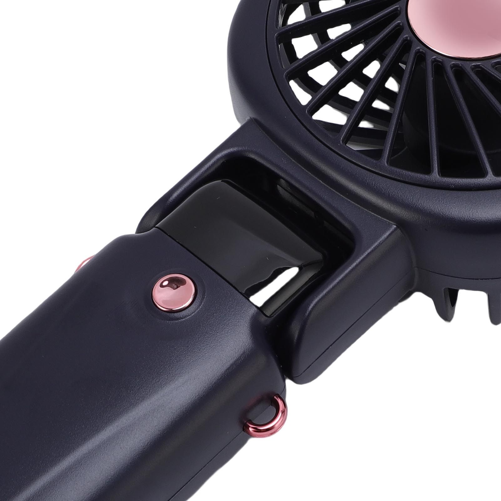 Portable Handheld Fan Power Bank Silent Neck Hanging USB Desktop Fan for view 5