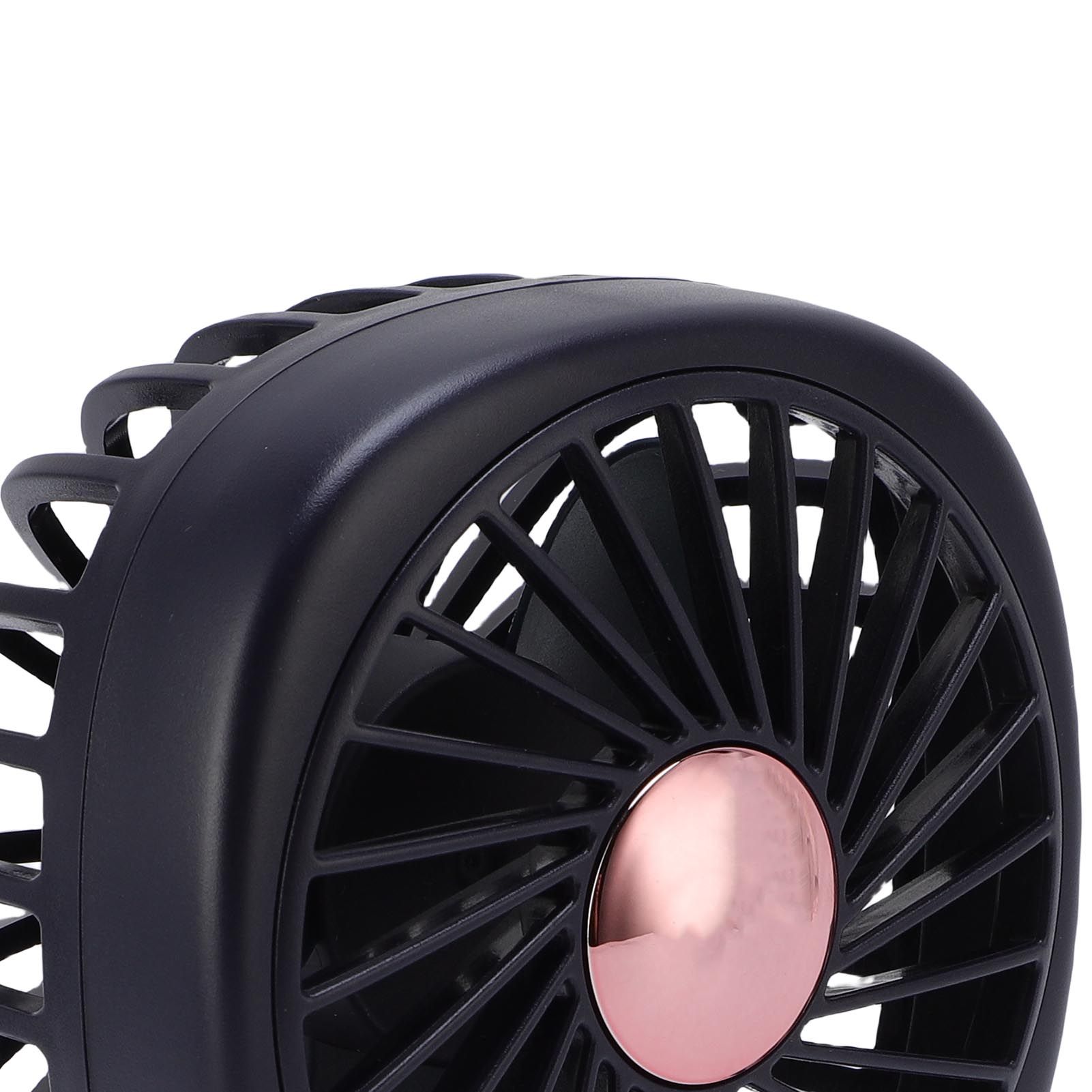 Portable Handheld Fan Power Bank Silent Neck Hanging USB Desktop Fan for view 7