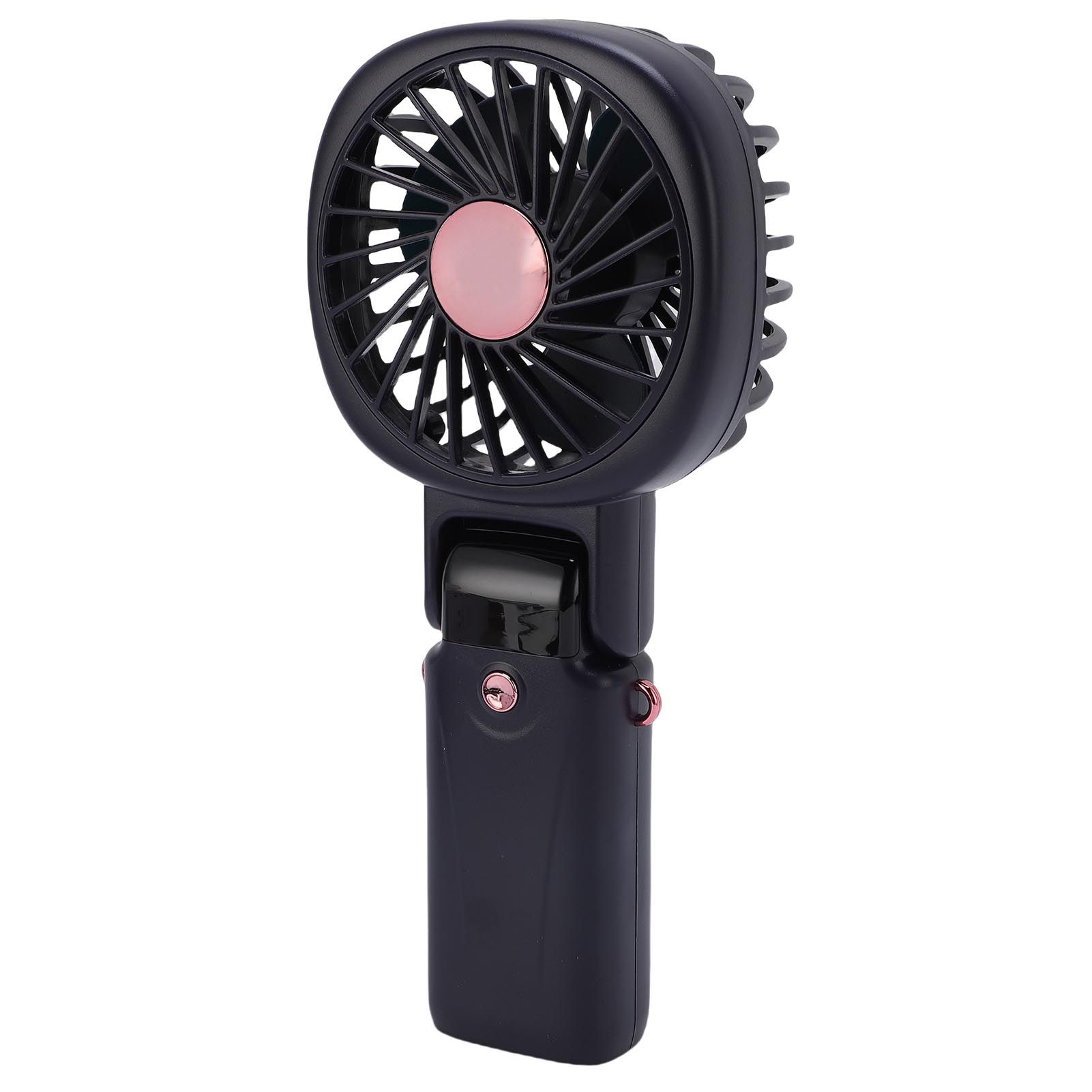 Portable Handheld Fan Power Bank Silent Neck Hanging USB Desktop Fan for view 10