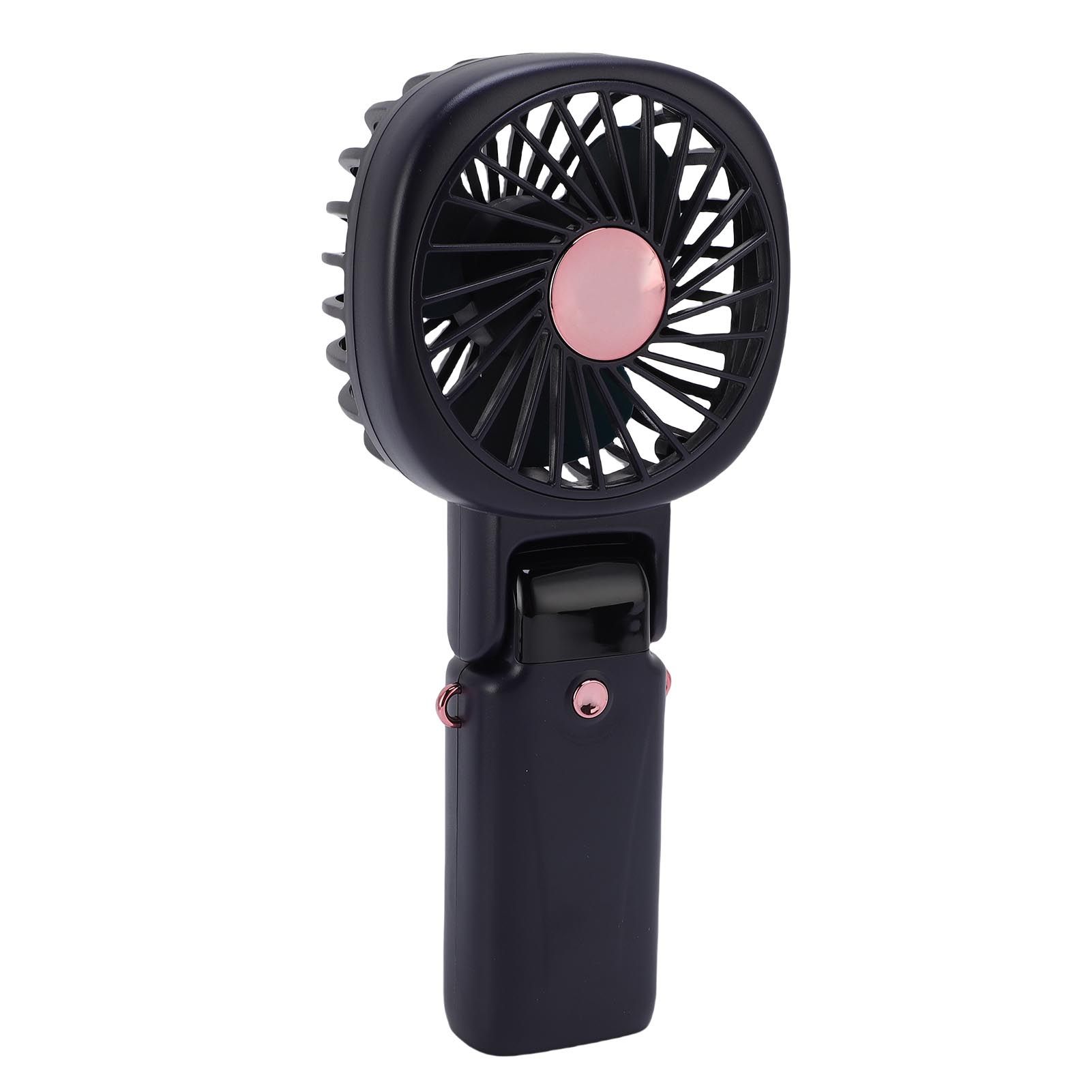 Portable Handheld Fan Power Bank Silent Neck Hanging USB Desktop Fan for view 11