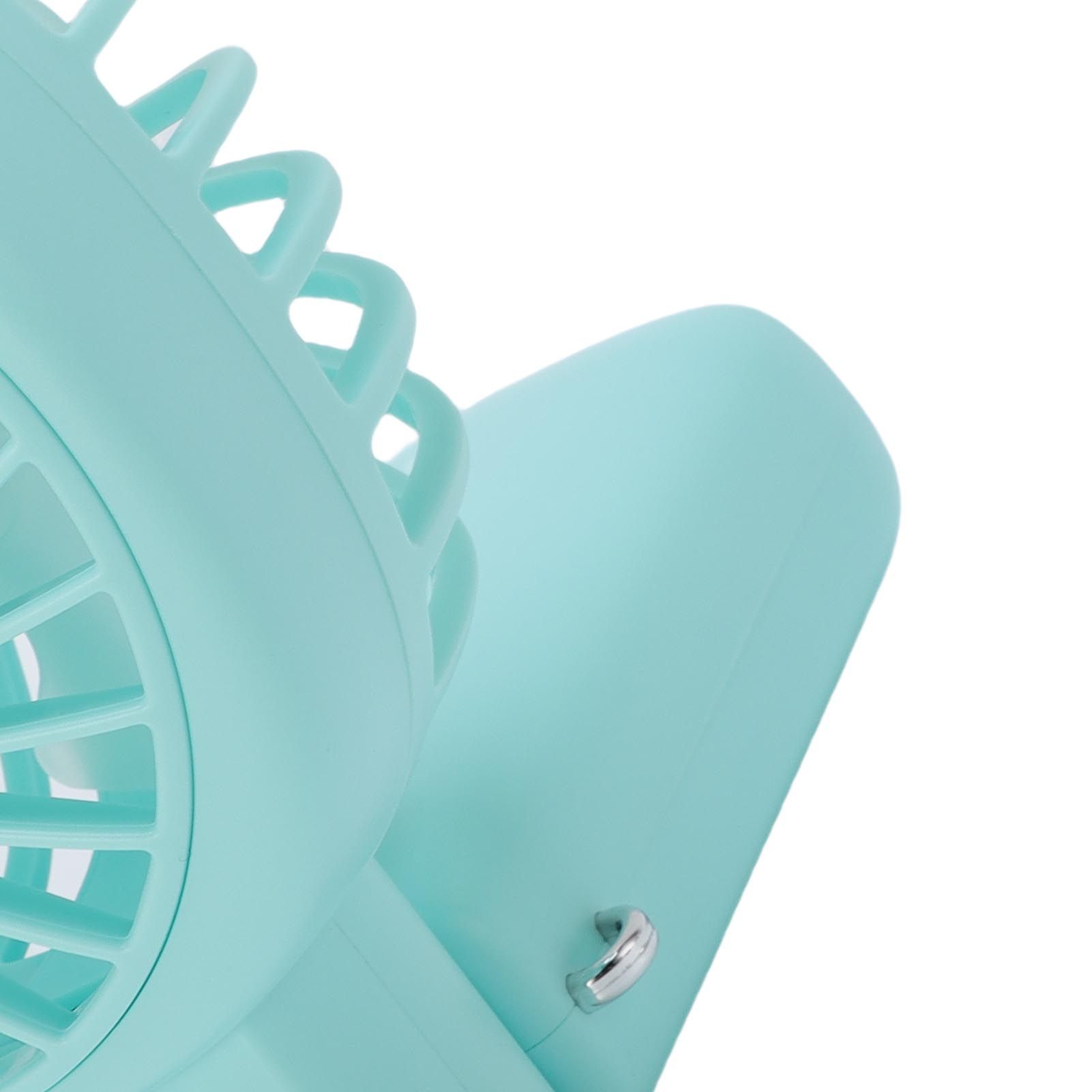 Portable Handheld Fan Power Bank Silent Neck Hanging USB Desktop Fan for view 2