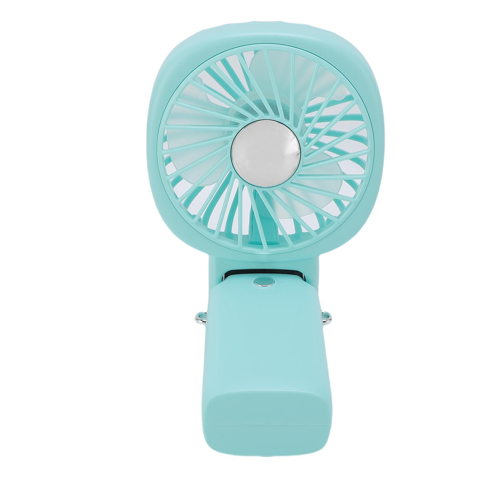 Portable Handheld Fan Power Bank Silent Neck Hanging USB Desktop Fan for view 11