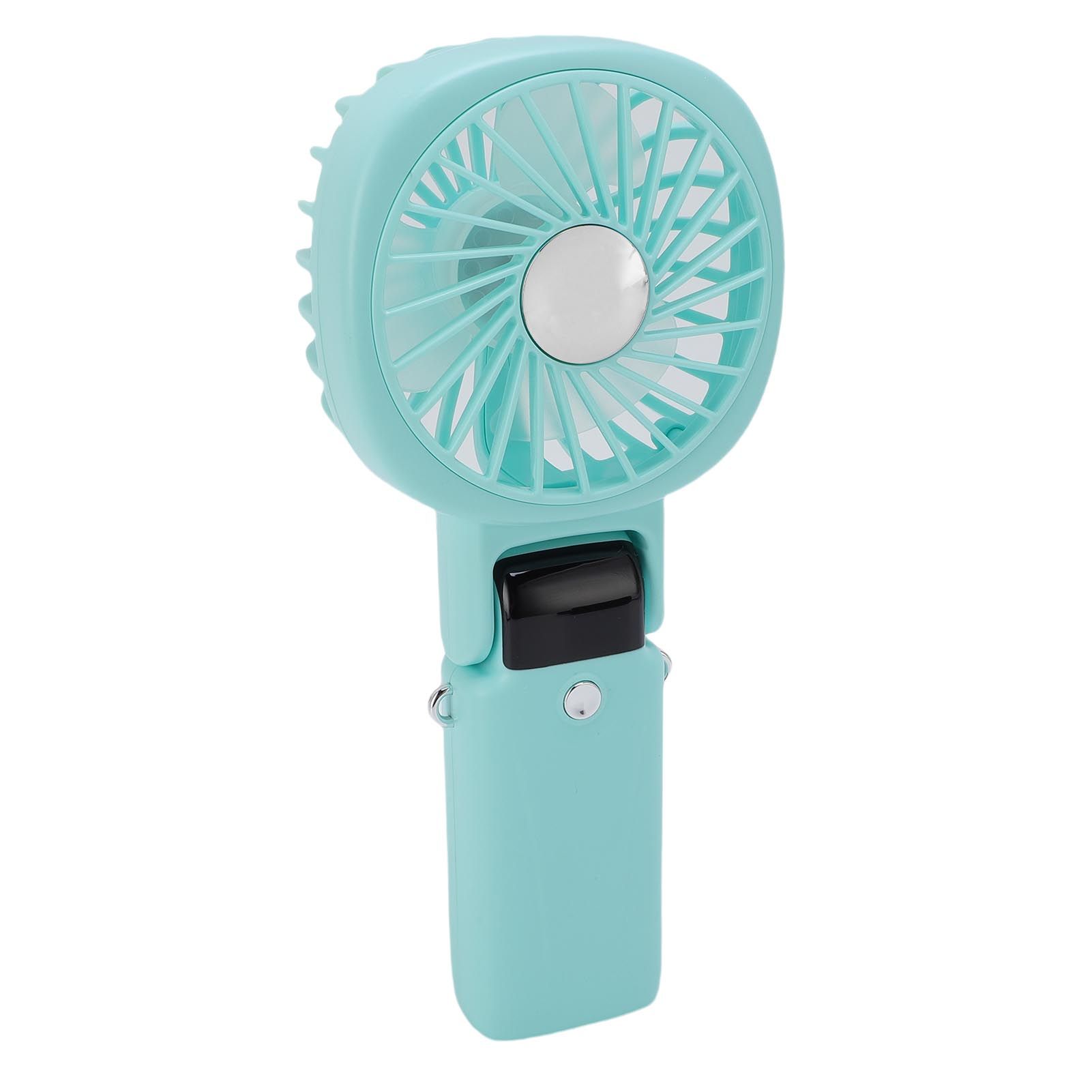 Portable Handheld Fan Power Bank Silent Neck Hanging USB Desktop Fan for view 12