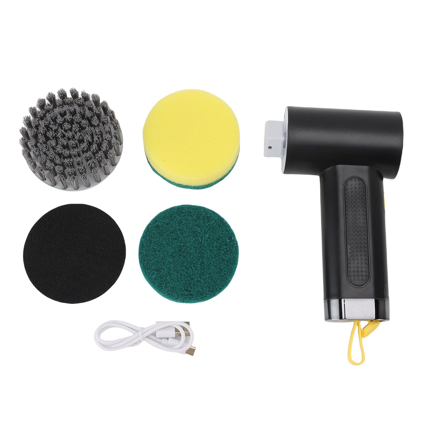 Electric Rotating Cleaning Brush 2 Speeds Cordless Shower Scrubber with 3 view 3
