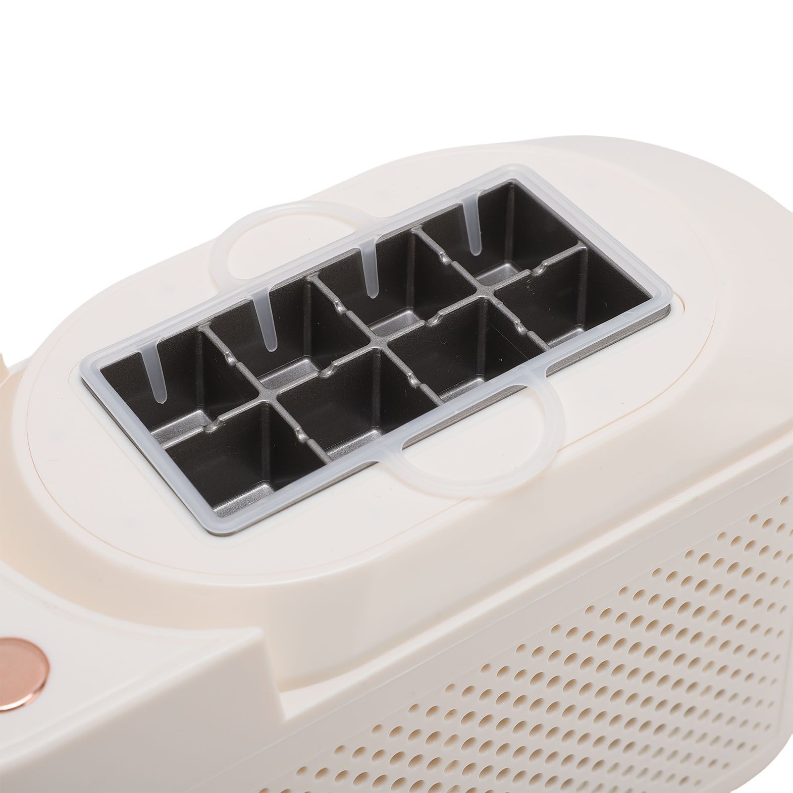 Countertop Mini Ice Maker 120W Aluminum 8 Cubes Portable Ice Machine with Car view 2