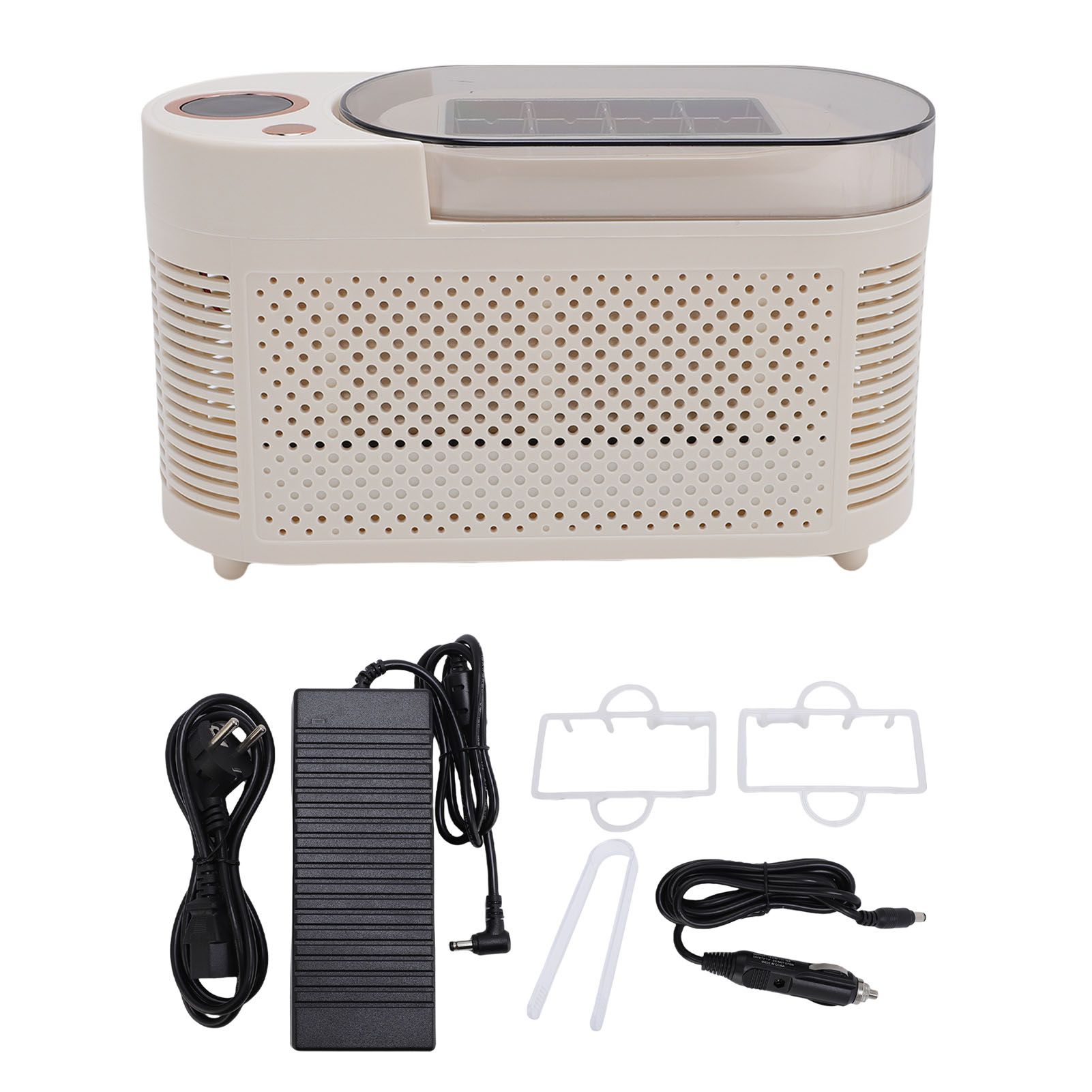 Countertop Mini Ice Maker 120W Aluminum 8 Cubes Portable Ice Machine with Car view 3
